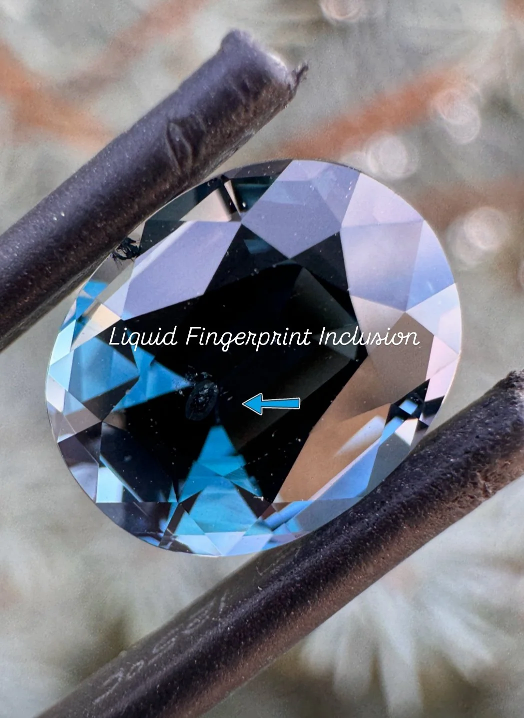 Liquid fingerprint inclusion