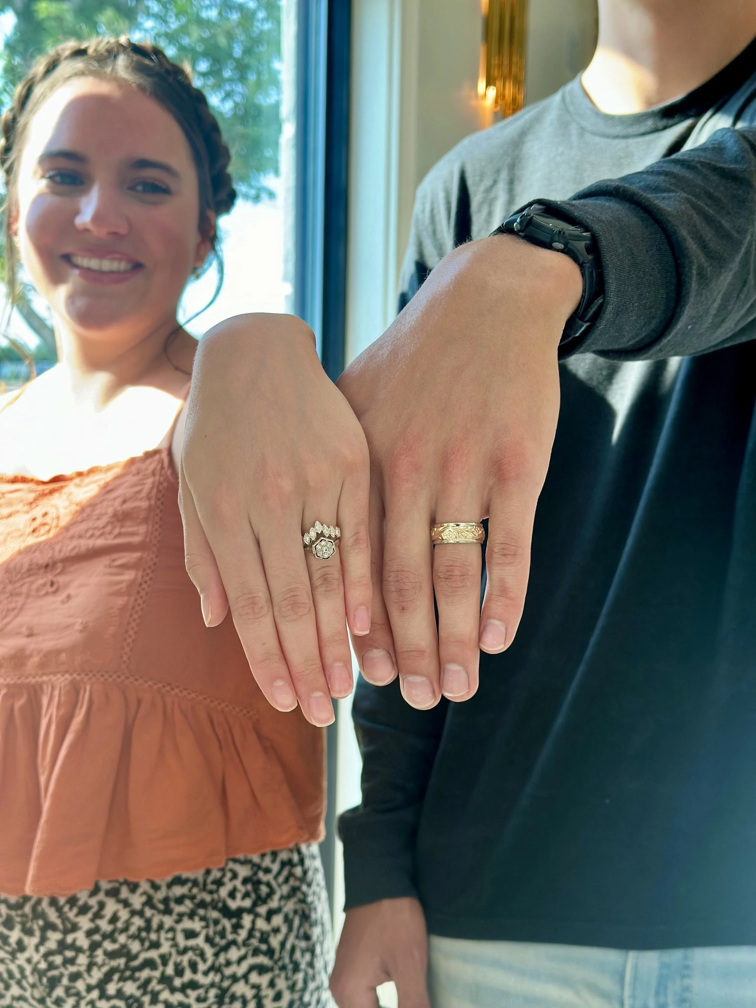 Happy couple at Copper Canary