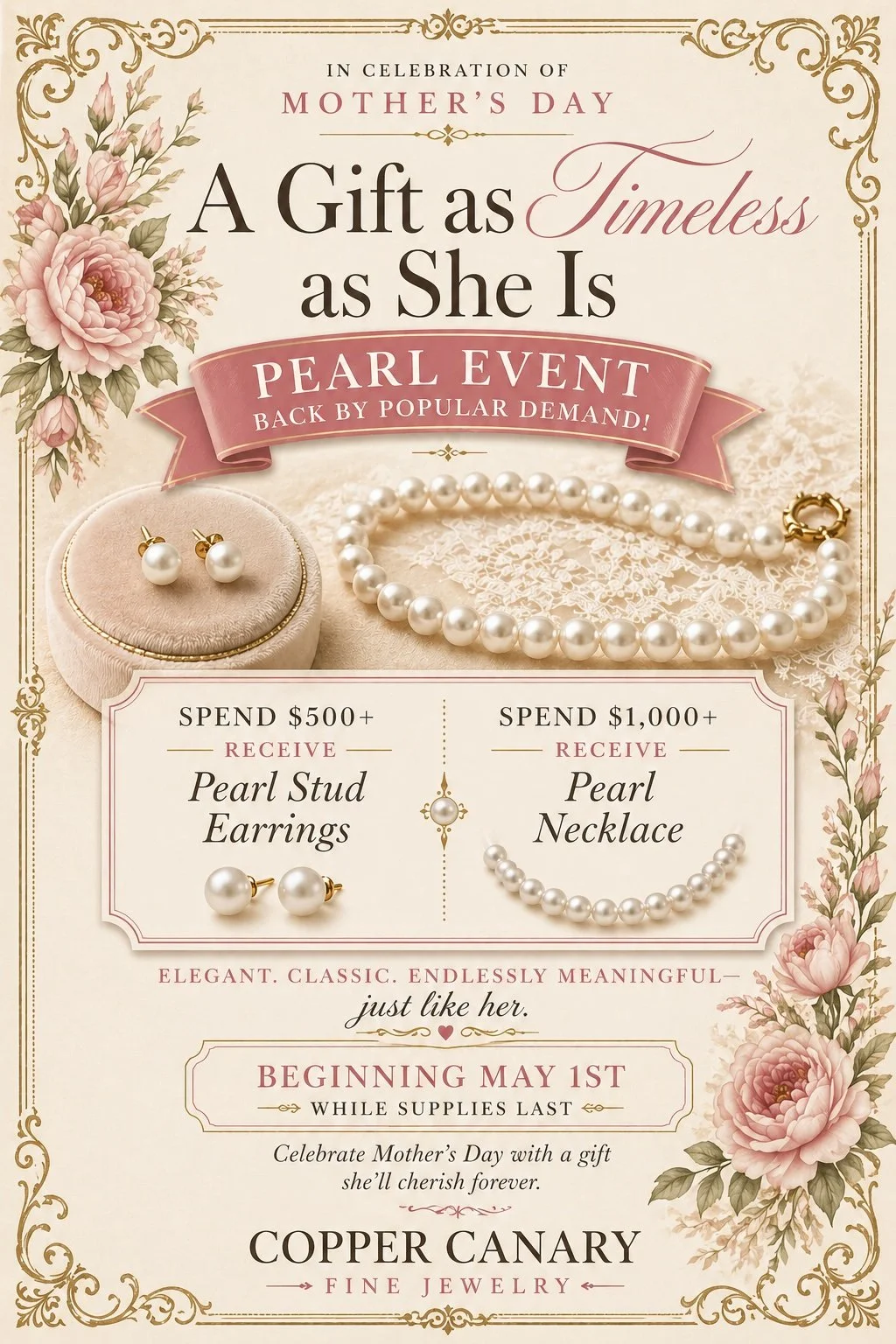 Mothers Day at Copper Canary Fine Jewelry