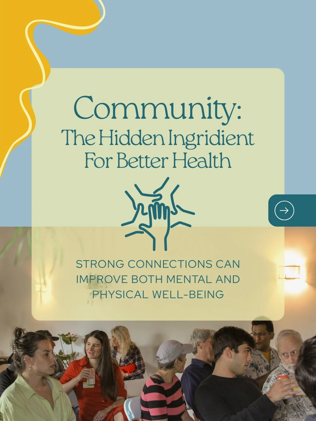 Health isn&rsquo;t just what you eat or how much you exercise.👀

It&rsquo;s also who you call when you need support. 
Who celebrates your wins. 
Who helps you through the hard days. 

Community is health.👥

Ready to keep the conversation going?
✨Jo