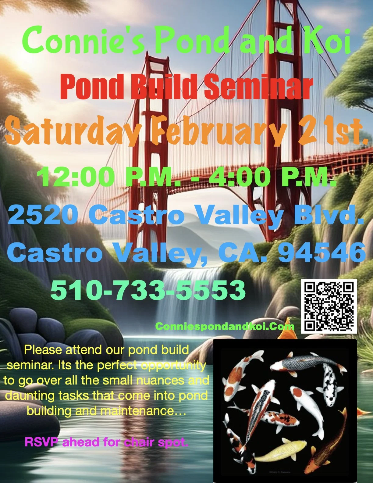 Pond Build Seminar RSVP