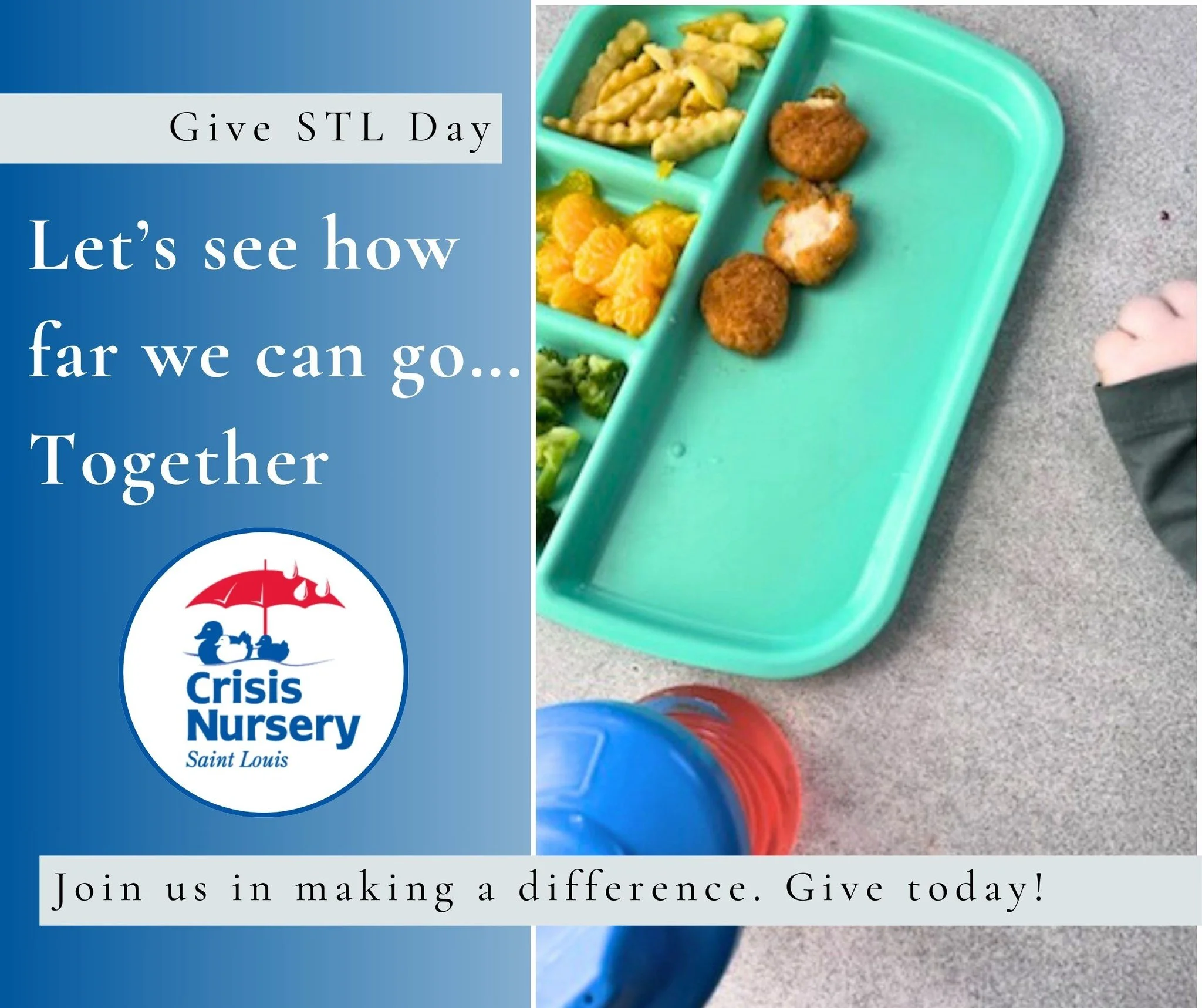 We're Making Incredible Progress&mdash;Thanks to You! 🙌

Give STL Day is in full swing, and because of this amazing community, we're well on our way to our $25,000 goal! 💛

That means hundreds of children at Saint Louis Crisis Nursery are already r