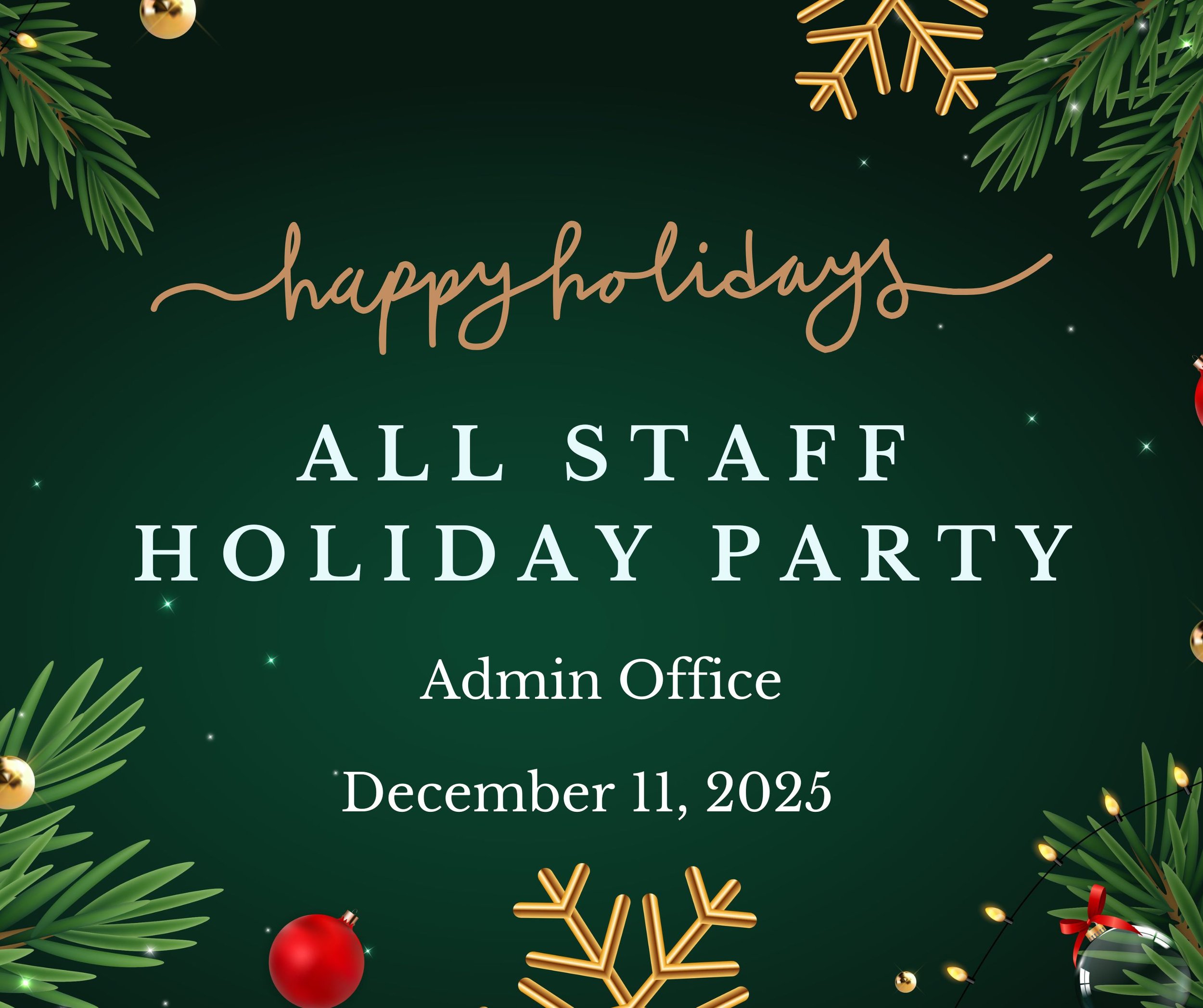 All Staff Christmas Party