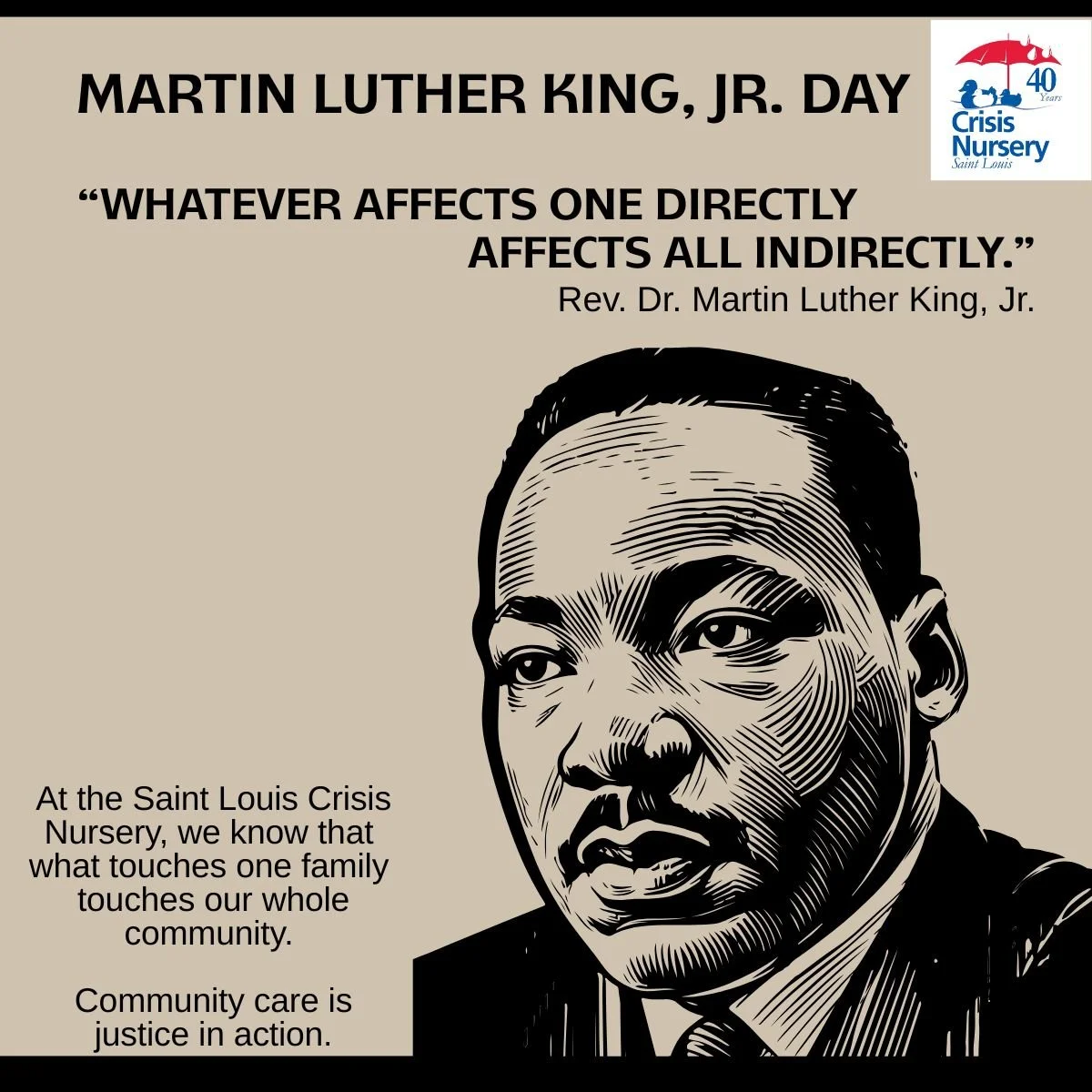 Today, we honor the life and legacy of Dr. Martin Luther King Jr. and the values his work continues to call us toward: equity, dignity, courage, and collective responsibility.

Dr. King reminded us that progress doesn&rsquo;t happen on its own. It&rs