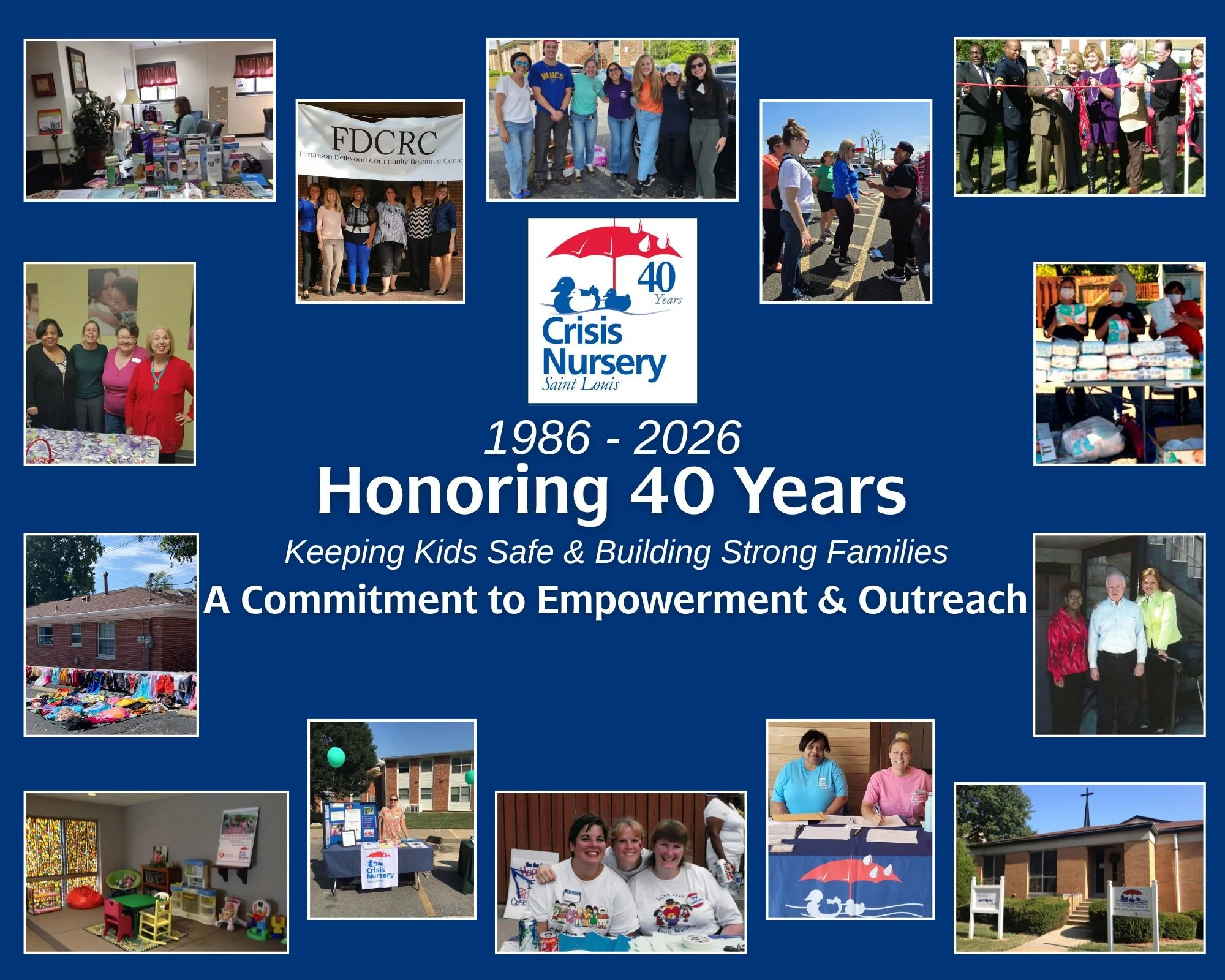 Then &amp; Now: Family Support &amp; Outreach 💛

Then:
In 1989, the Crisis Nursery launched its Family Support Program &mdash; recognizing that prevention extends beyond crisis care and into the homes and communities where families live. In 2006, ou