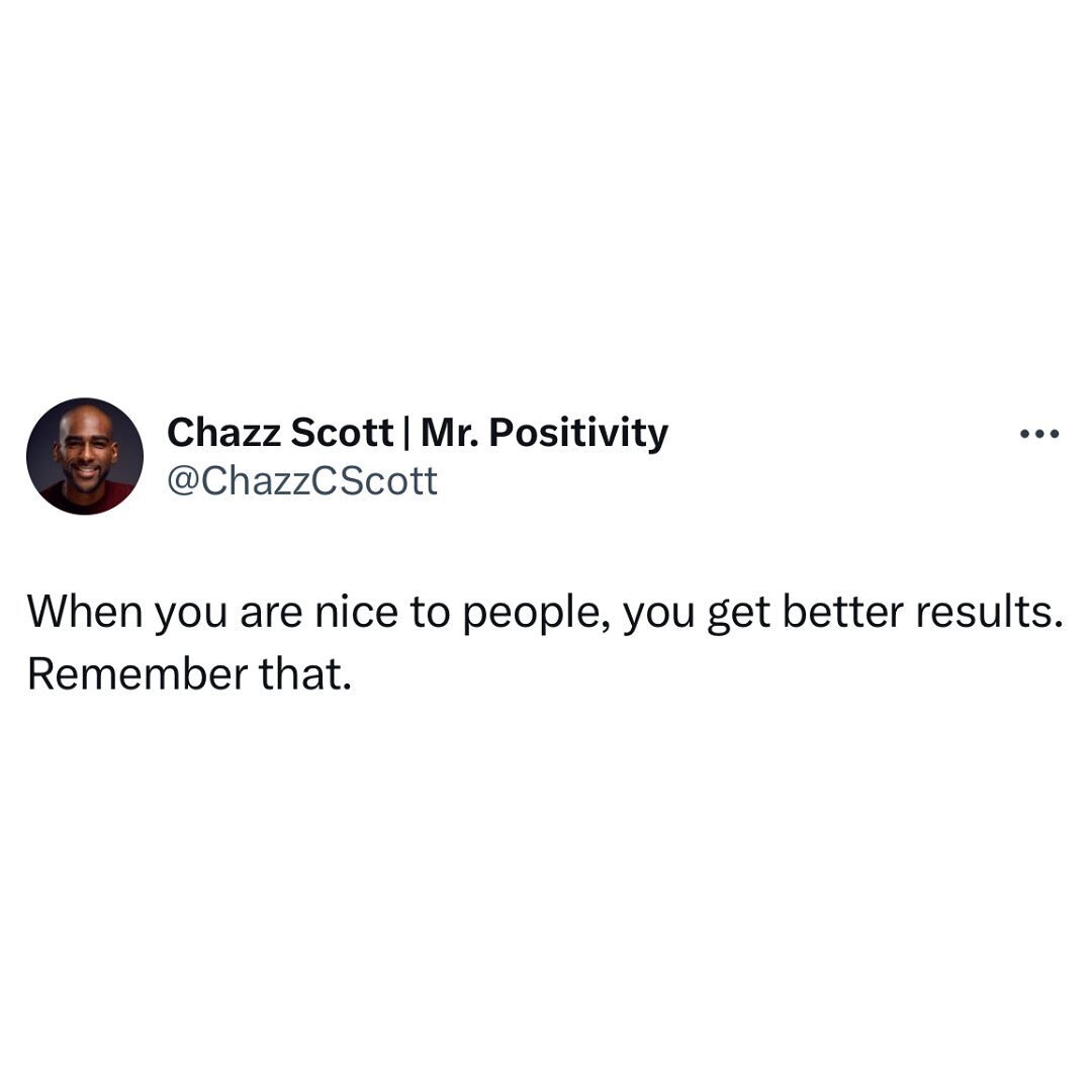 Want better results in your life? Treat people with kindness, respect, and patience. 

Your entire life will increase if you do. #successstartswithin #radicalselfcare