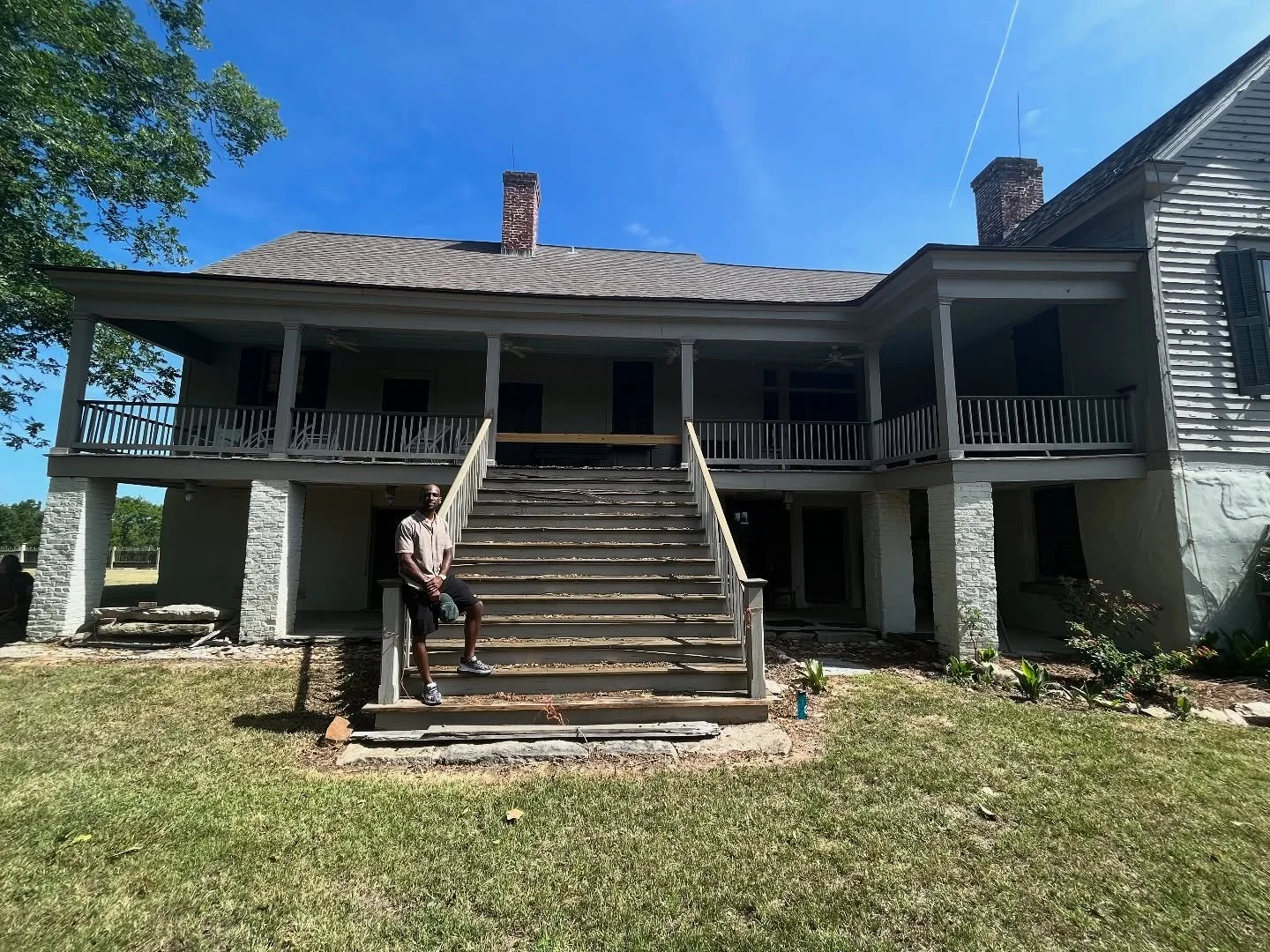 Have you ever wondered why slowing down feels unsafe, even when nothing is chasing you?

In 2022, I stood on the steps of the house in Georgia where my great great great grandfather was enslaved.

That moment made me realize something
Many of us grew