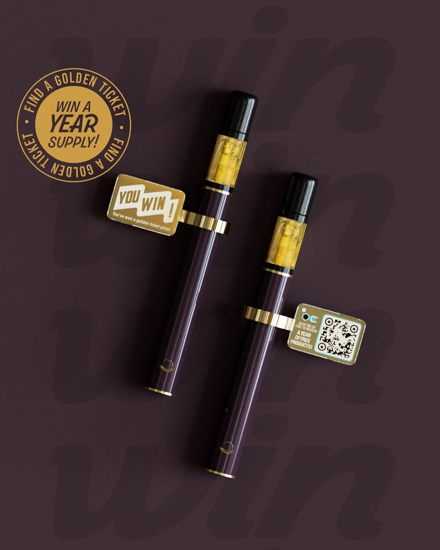 Want to win a YEAR worth of product?!?! It&rsquo;s time to search for GOLDEN TICKETS attached to 4 lucky products! We can&rsquo;t wait to see who is going to start the year off lit 🤩🌿👍 Good Luck!!!

#goldenticket #contest #winner #goodluck #colora