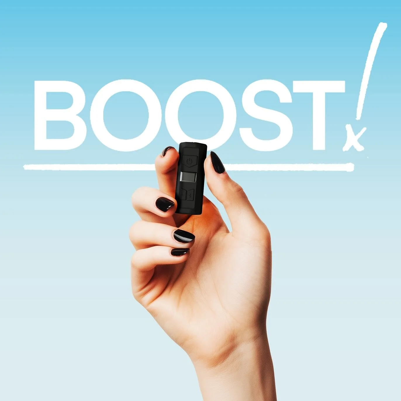 The Power of Boost! 
Boost Batteries are designed for optimal performance, compatibility, and unique style. Featuring adjustable voltage settings, customizable vapor production and enhanced #510battery life, Boost Batteries are perfect for both begin