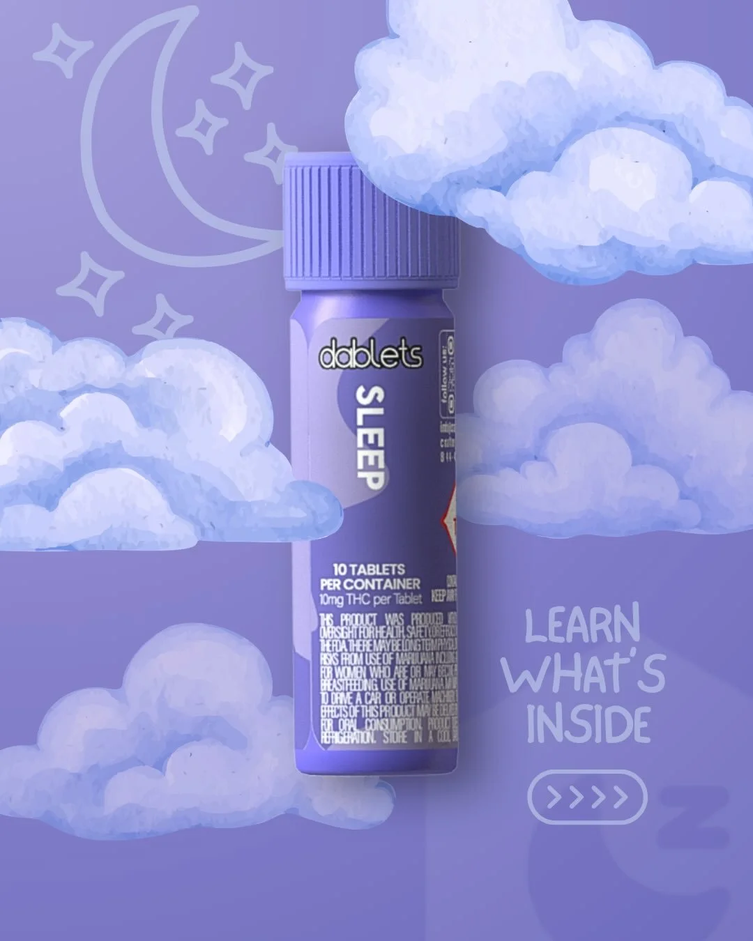 From long days to restful nights. 🌙✨
Sleep Dablets bring together THC, calming valerian root, and melatonin to help you transition into a more relaxed, sleep-ready state.