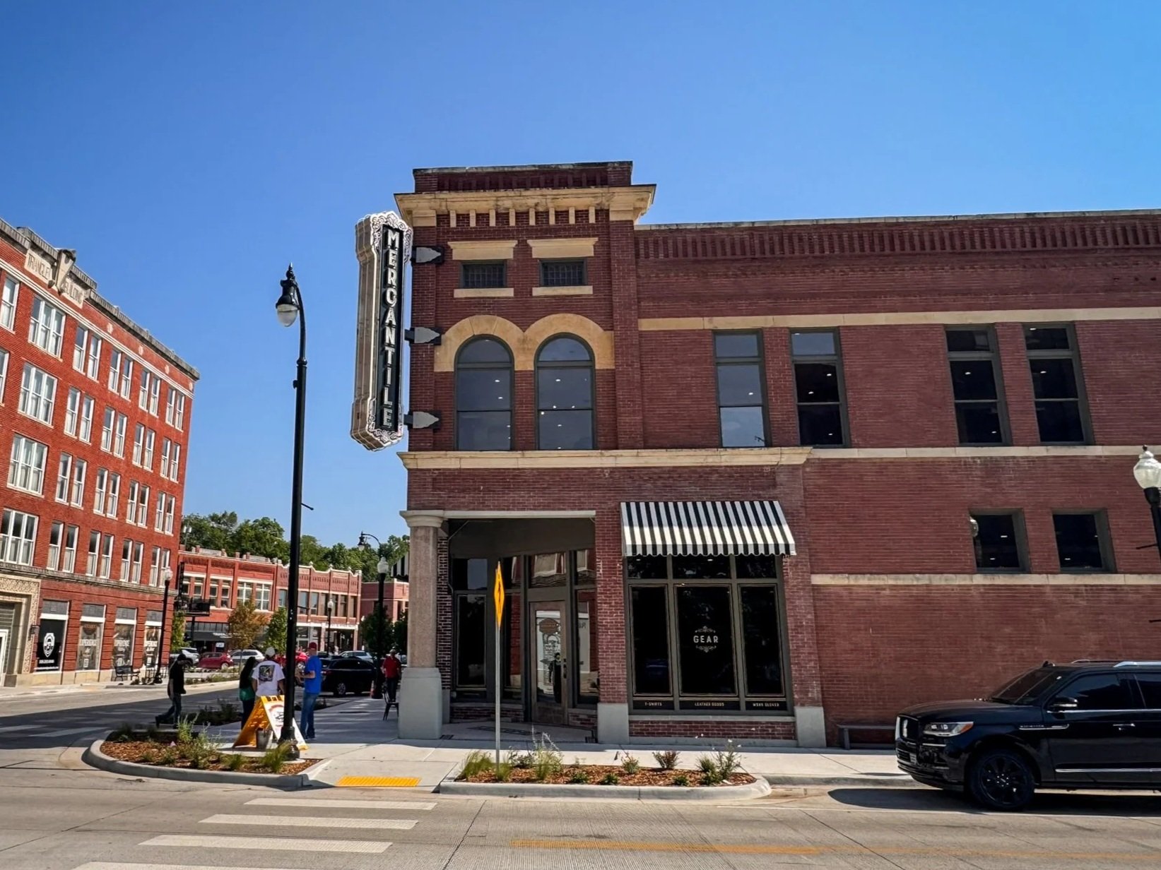 The Pioneer Woman Mercantile in Pawhuska, Oklahoma, occupies a historic brick building dating to the early 1900s.