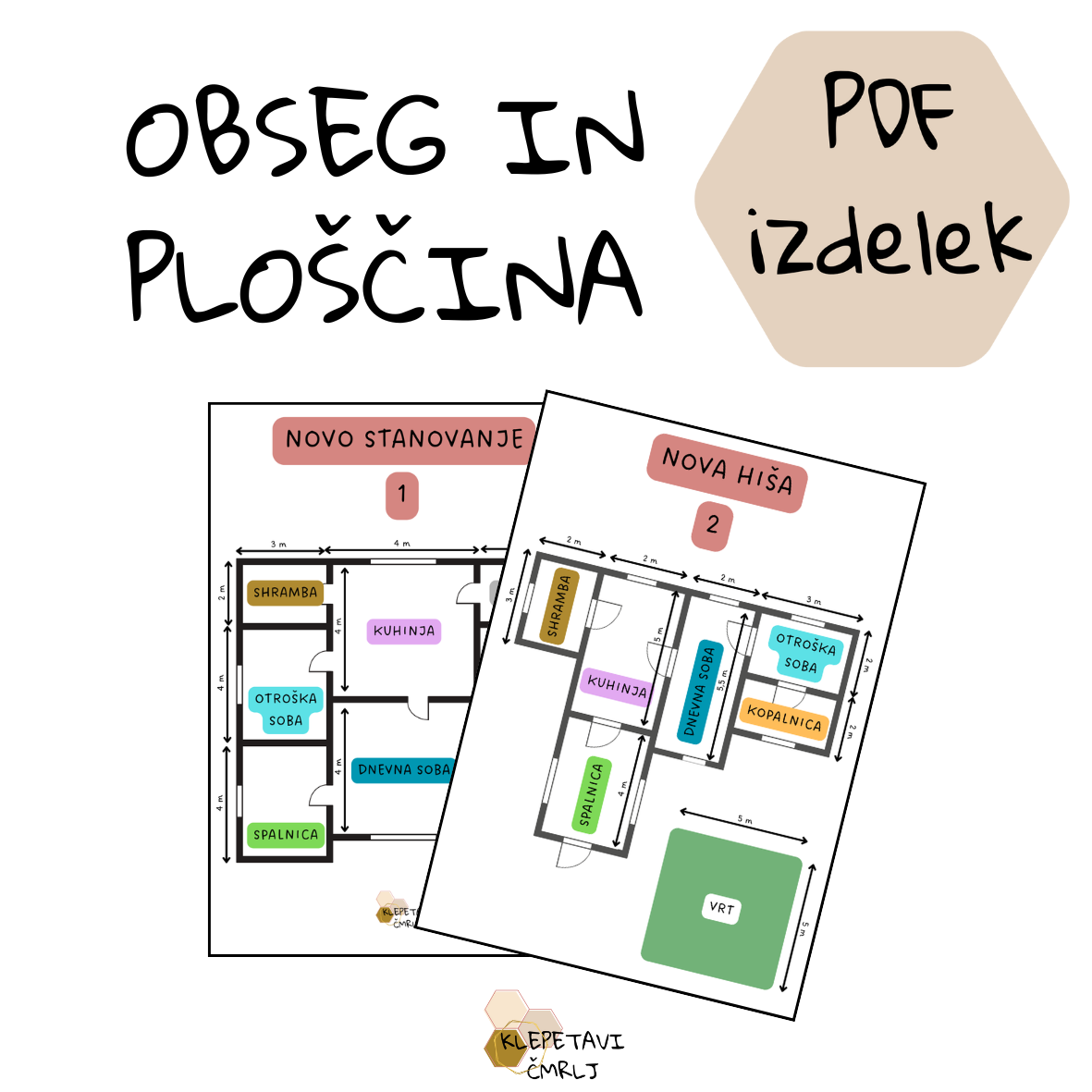 OBSEG IN PLOŠČINA