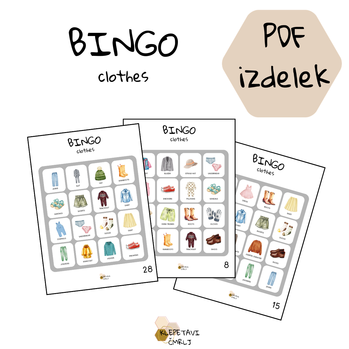 BINGO - clothes