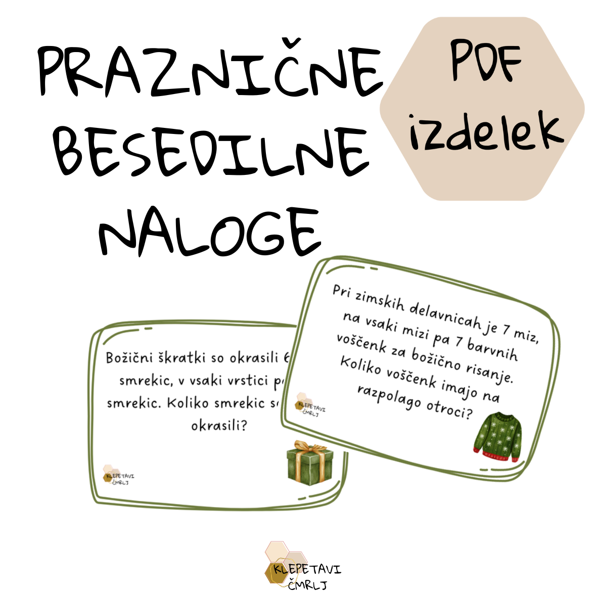 PRAZNIČNE BESEDILNE NALOGE
