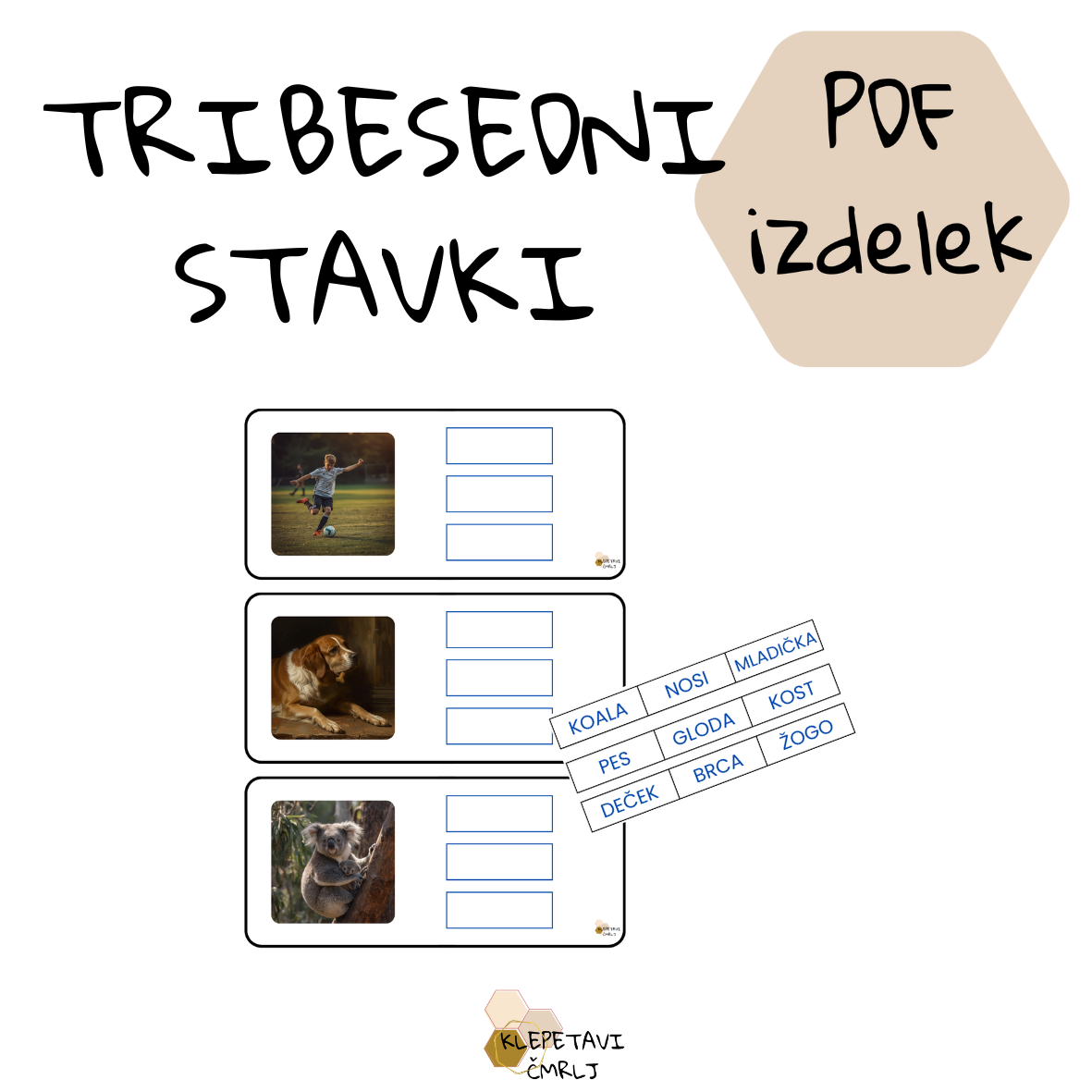 TRIBESEDNI STAVKI