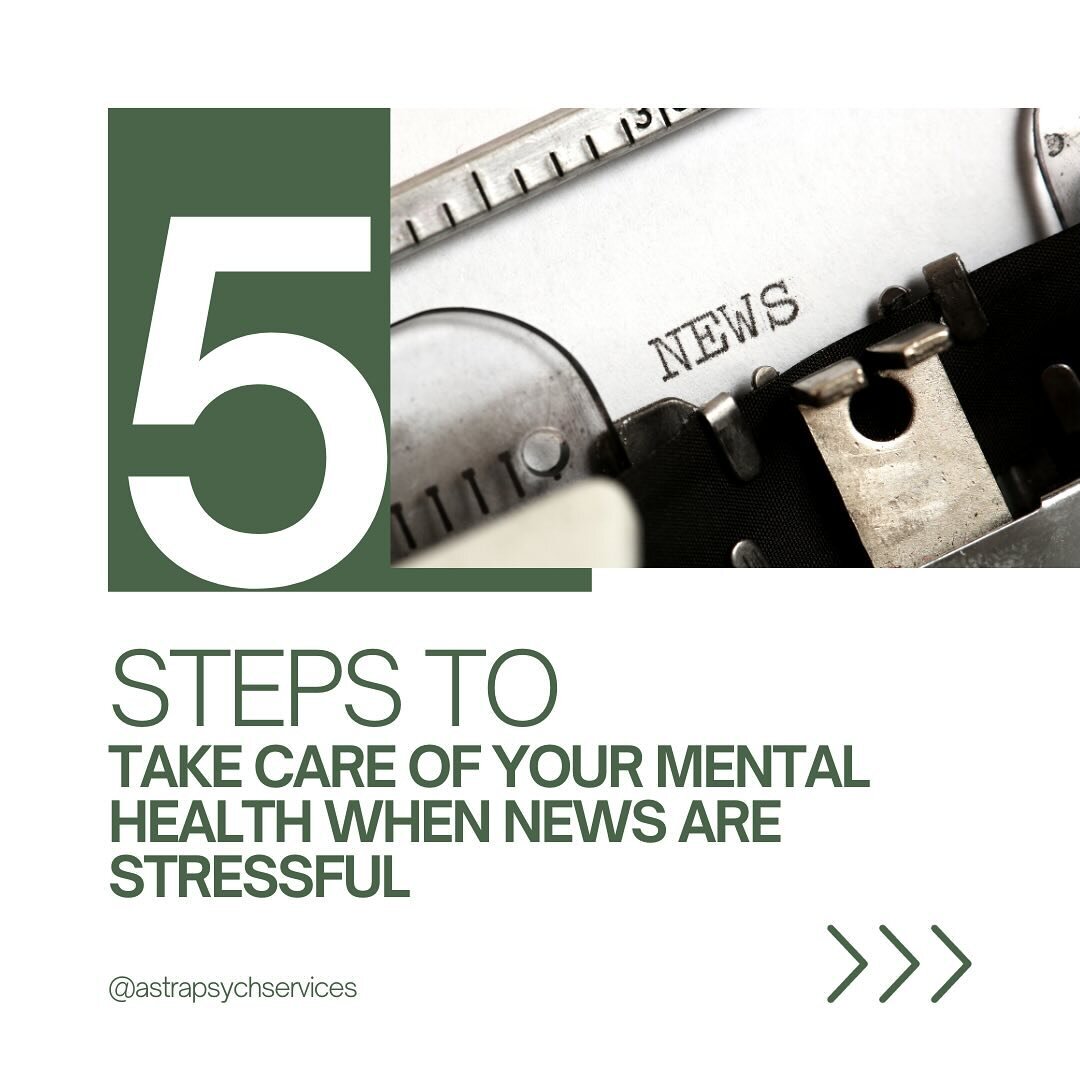 🗞️How to support yourself when reading stressful news and regain balance when it feels like the whole world is falling apart. 

#mentalhealth #psychologytoday #psychology #mentalhealthsupport #balance #mentalhealthtips #anxietyrelief #stressmanageme