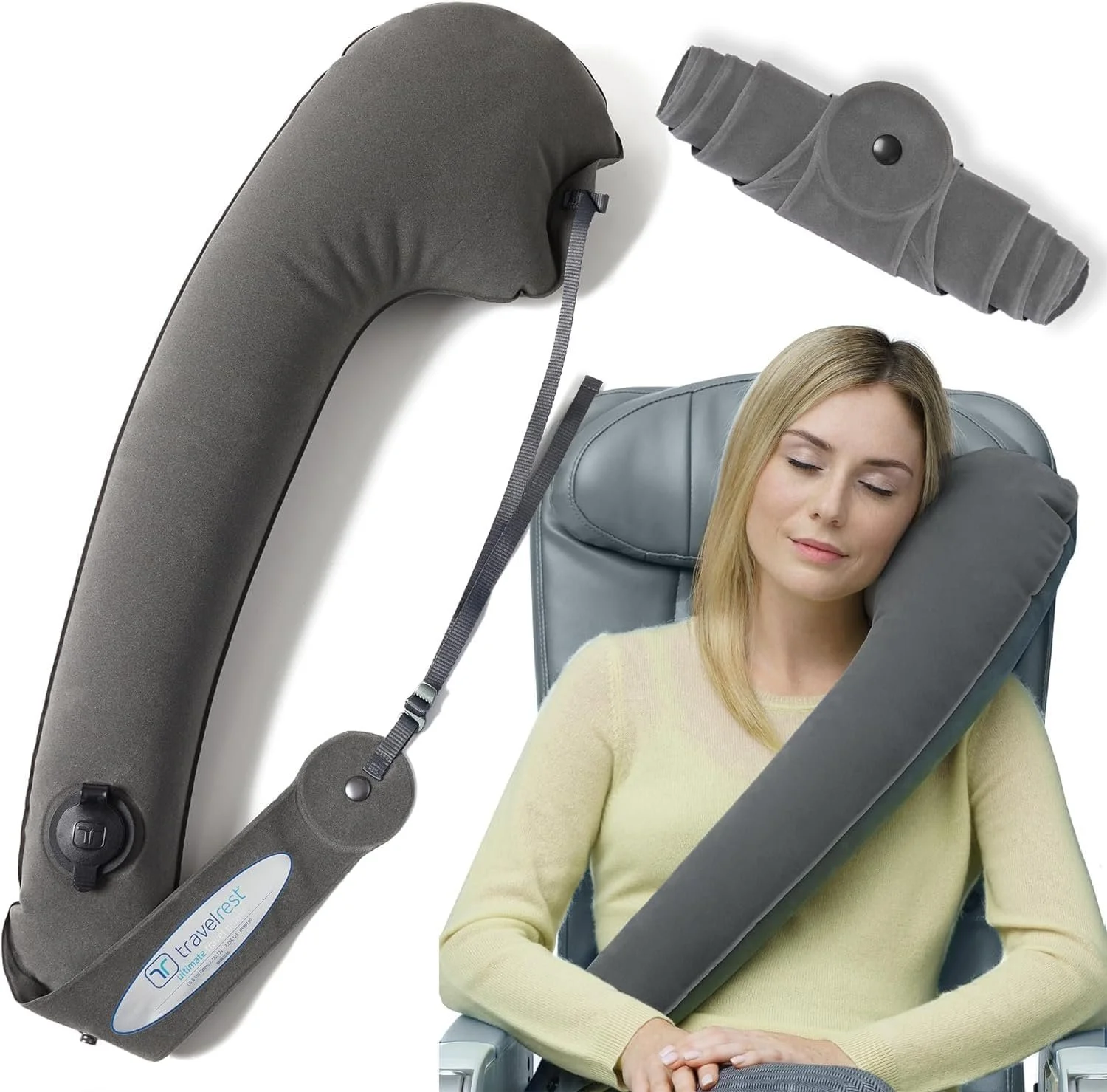 Travelrest All-in-One Premium Travel Pillow
