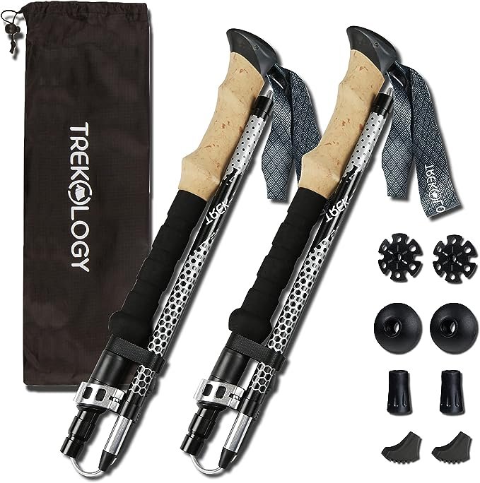 Trekology Trek-Z Collapsible Hiking &amp; Trekking Poles