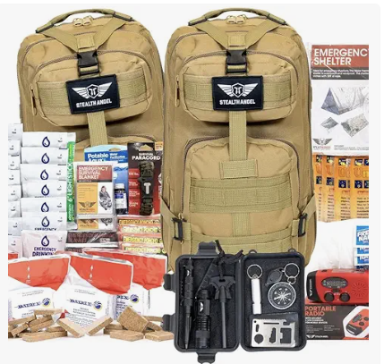 EVERLIT Complete 72 Hours Earthquake Bug Out Bag Emergency Survival Kit for Family.png