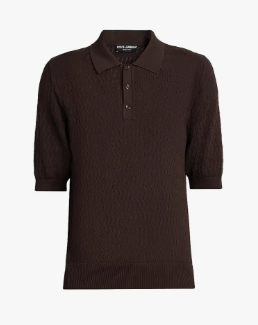 Dolce & Gabbana Knit Polo Shirt.png