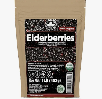 Organic Black Dried Elderberry