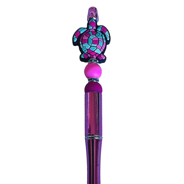 Mosaic Sea Turtle - Pink Chrome