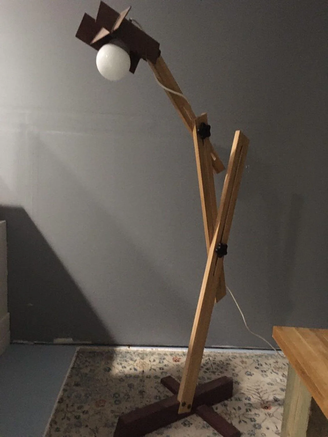 Lamp for Laura-Purpleheart and Maple