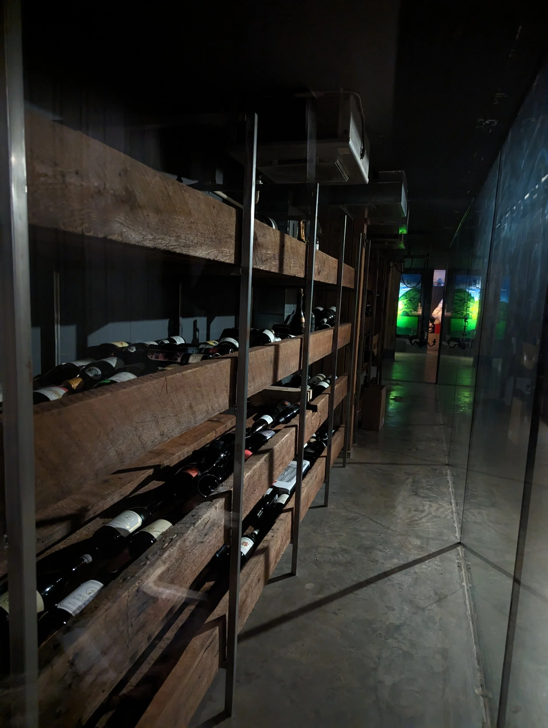 Wine Rack at Night