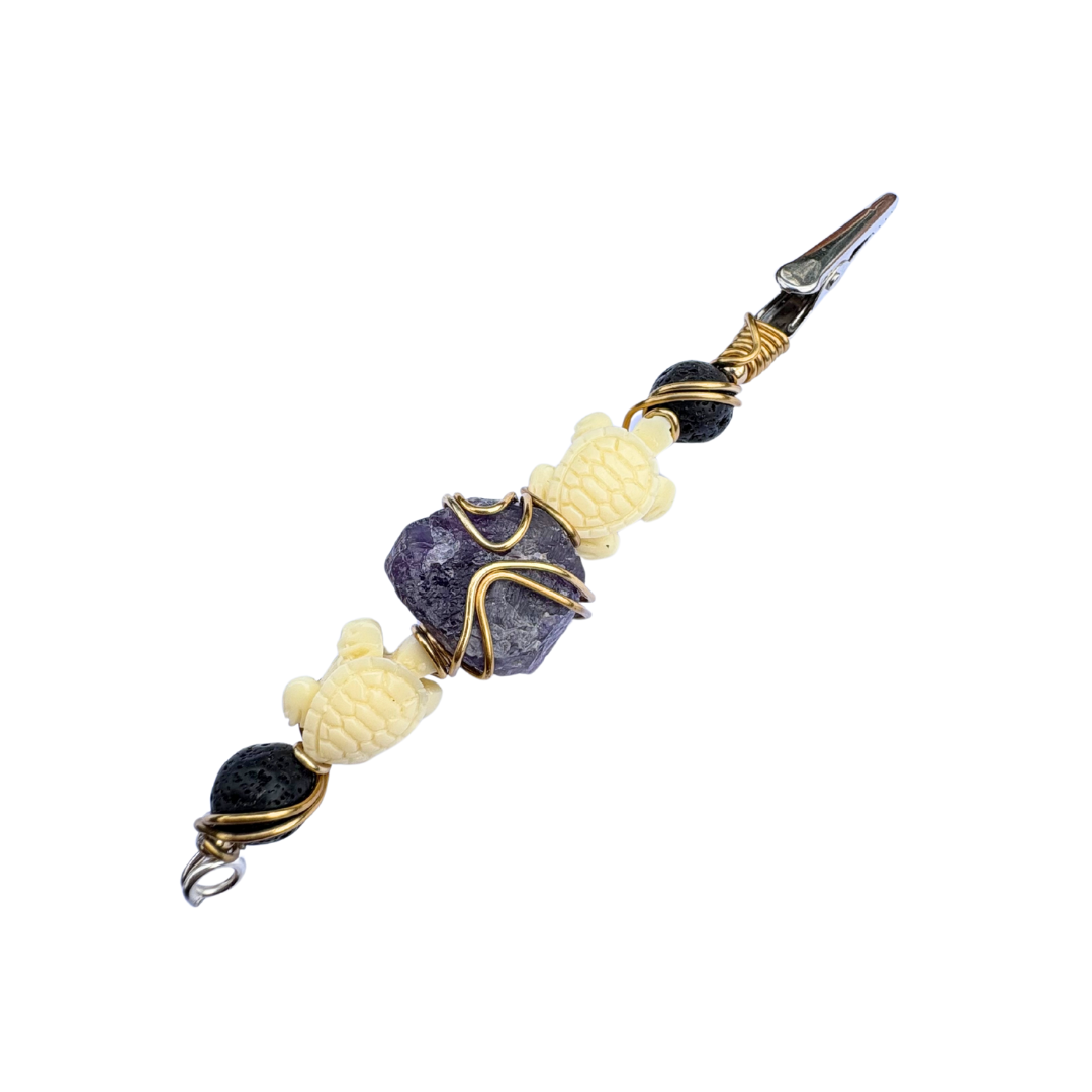 Amethyst Beach Clip