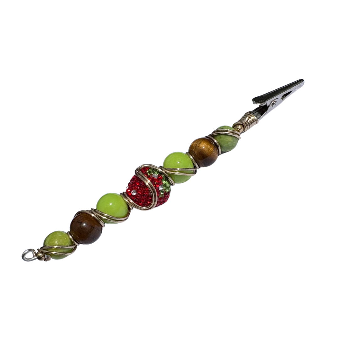 Summer Fields Clip (tigers eye)
