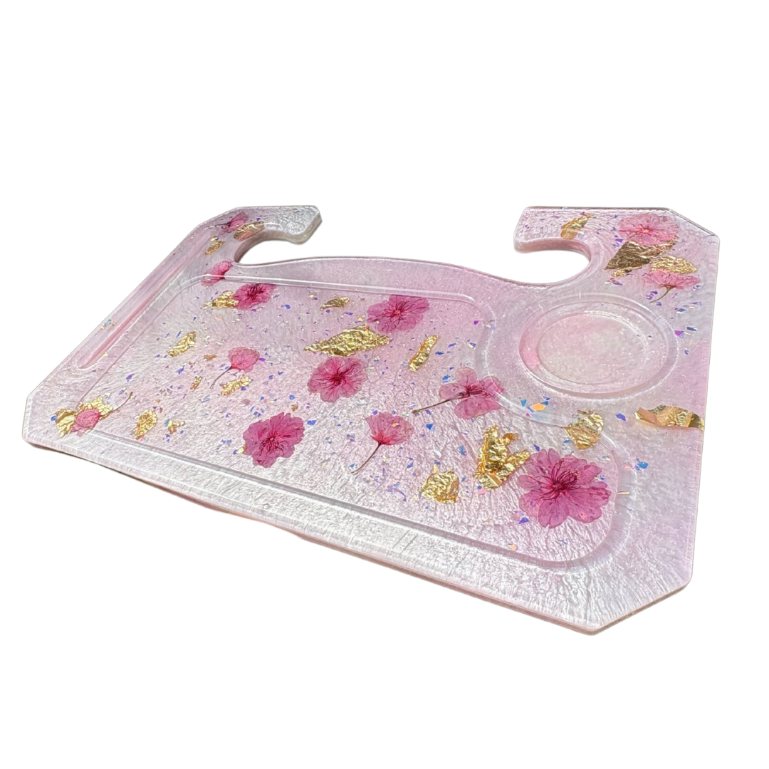 Cherry Blossom Steering Wheel Tray