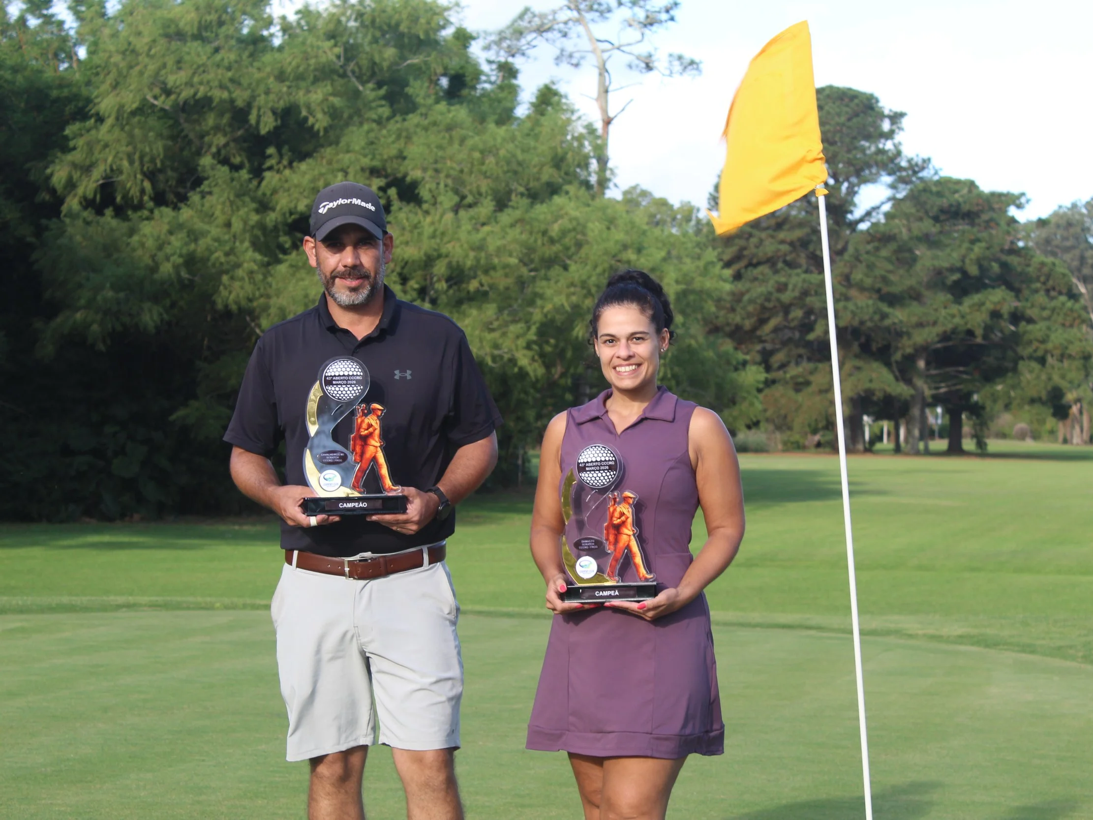 Glauco Righi e Juliana Pires conquistam o 43º Aberto Country Club Cidade do Rio Grande