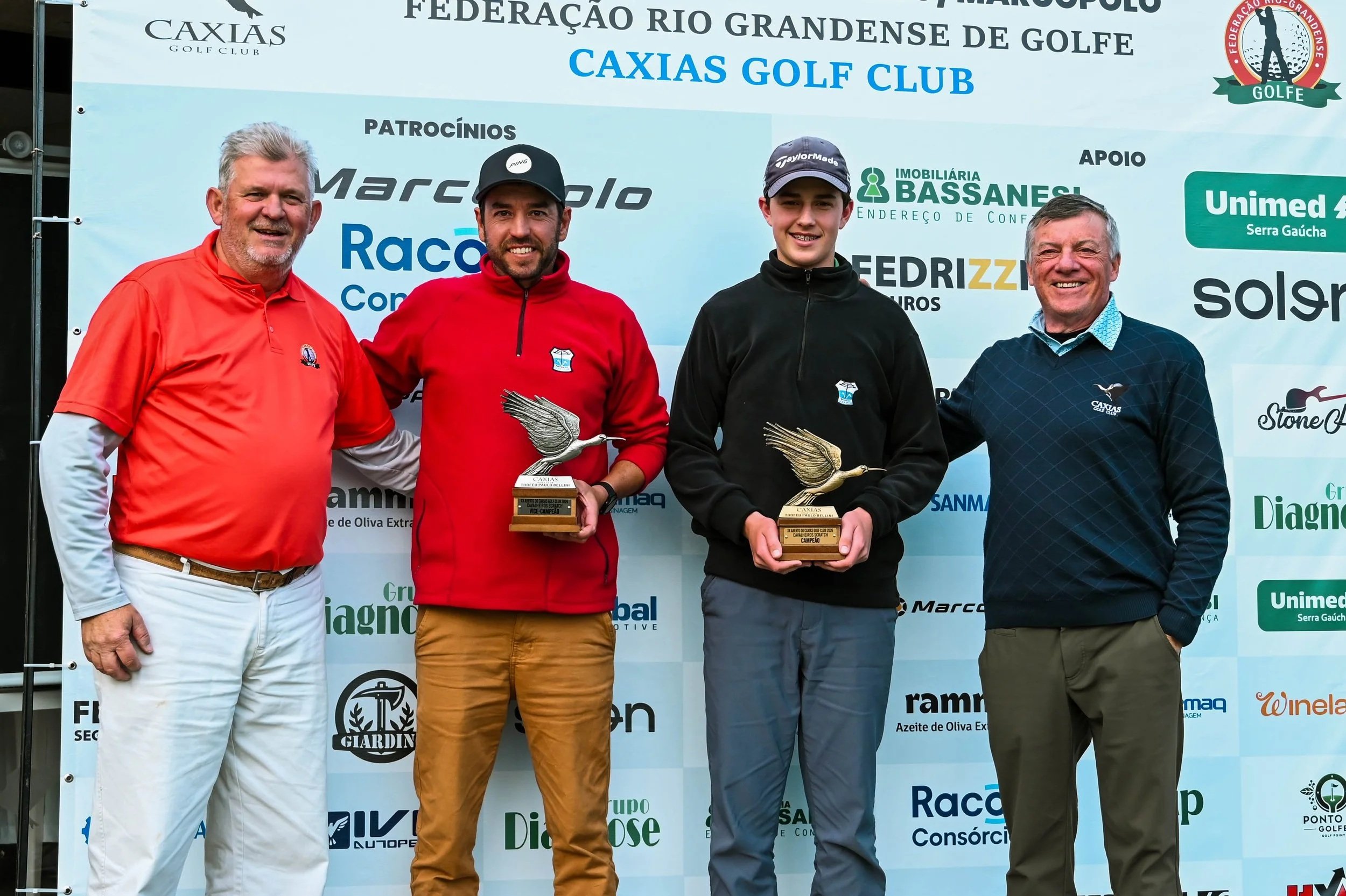 Vicente Caliari bate o tricampeão Alex Souza e vence o 20’ Aberto RACON Consórcios / MARCOPOLO no Caxias Golf Club