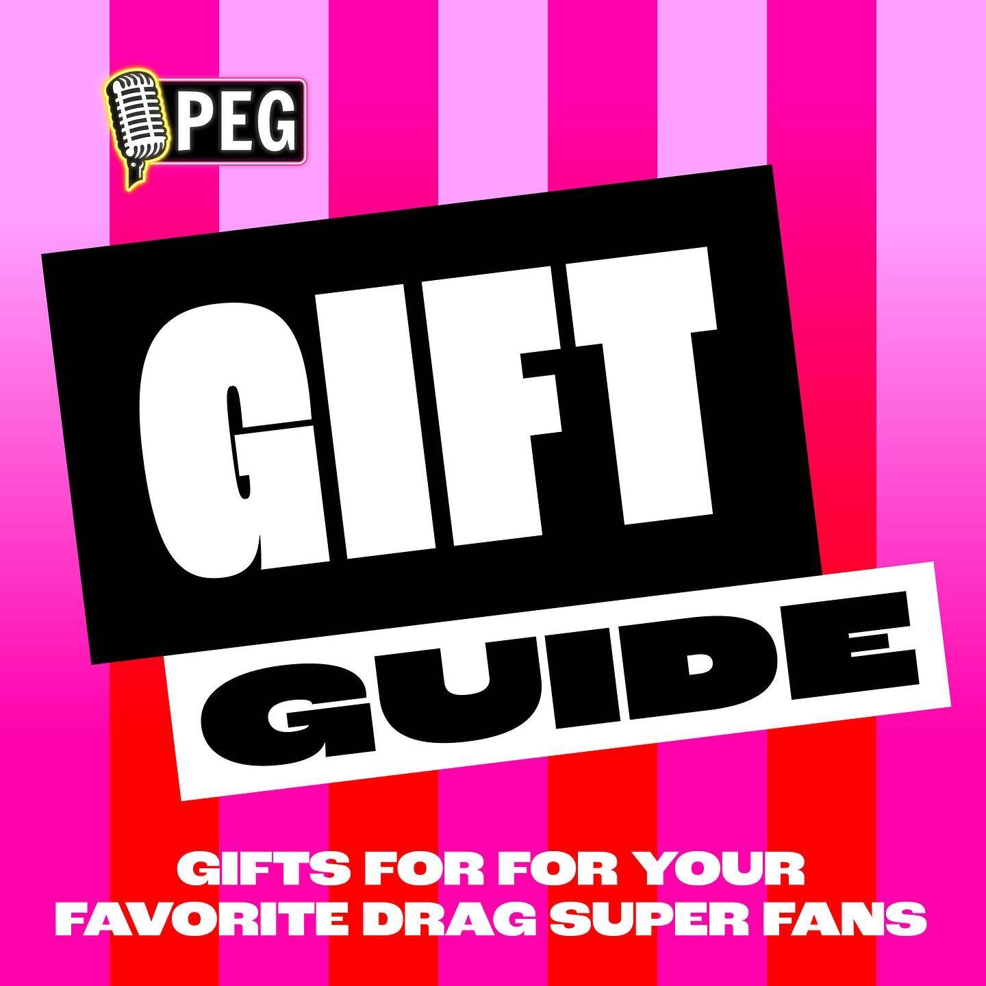 Still looking for some last-minute holiday gift inspo? We&rsquo;ve got your covered! Check out these goodies for your favorite drag super fans 💝