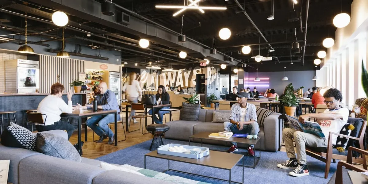 One of Wework’s  Many Co-working Spaces