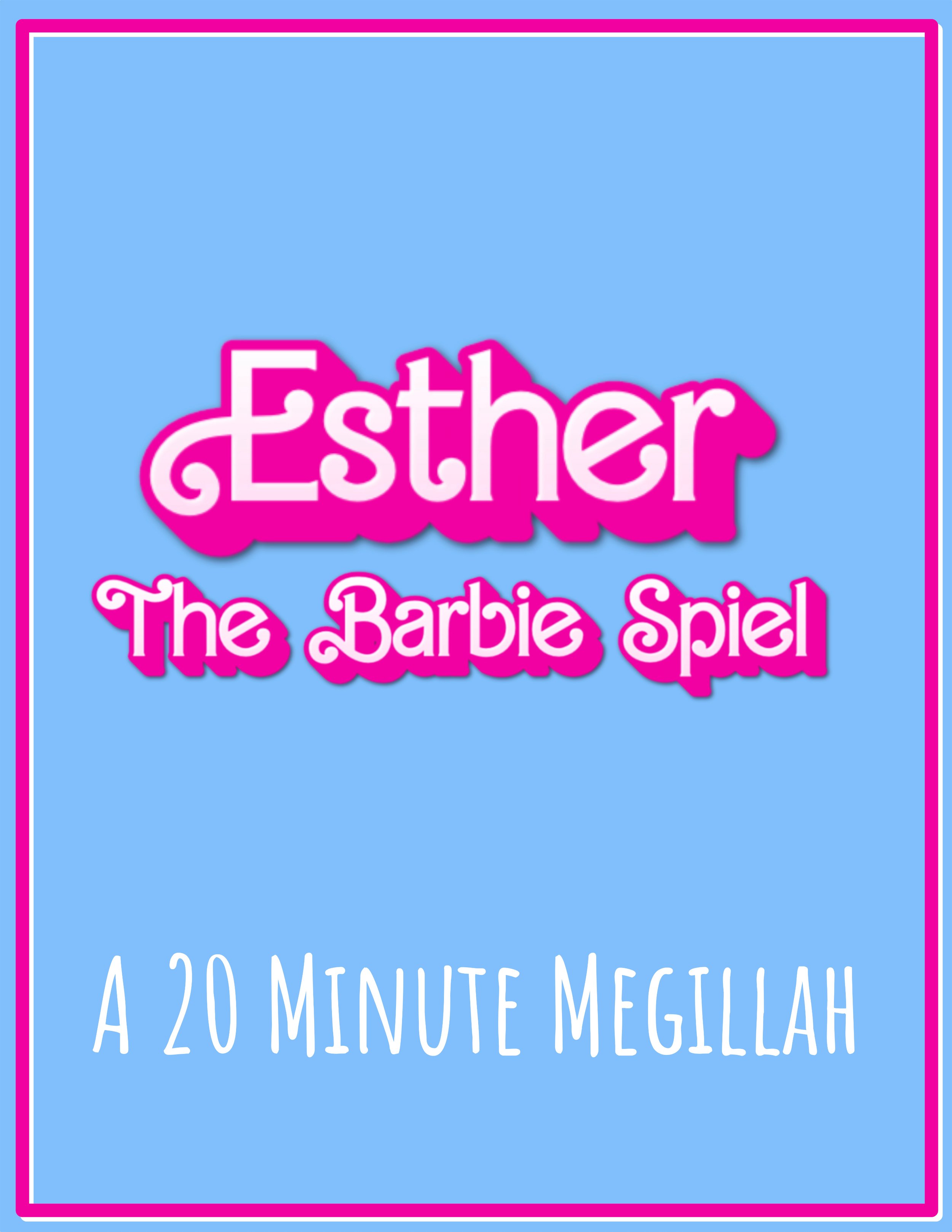Esther - The Barbie Megillah for kids