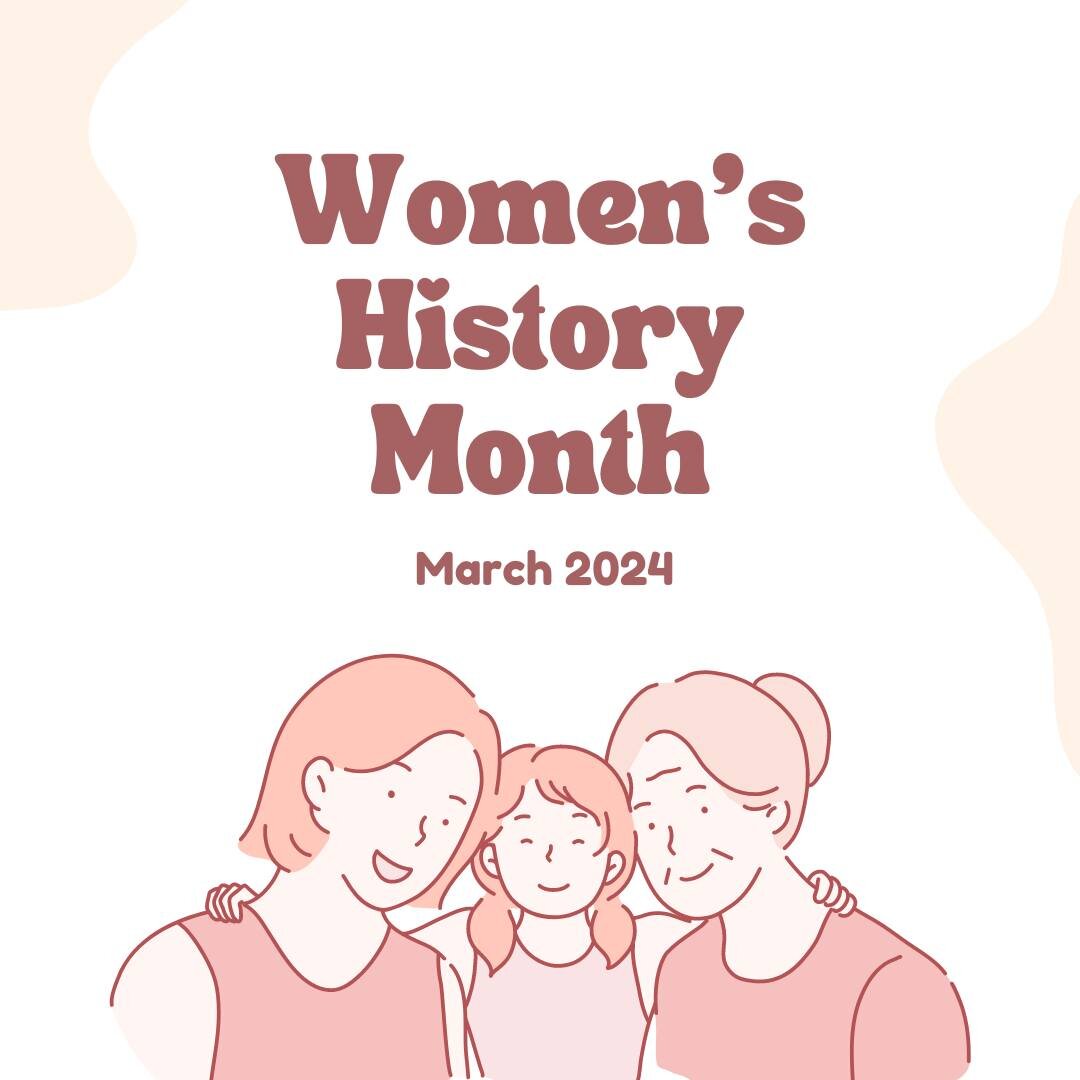 March is Women's History Month! Celebrating this month by honoring the strength, achievements, and contributions of women past, present, and future. Here's to the incredible women who have paved the way and those who continue to inspire change! 💐 #W