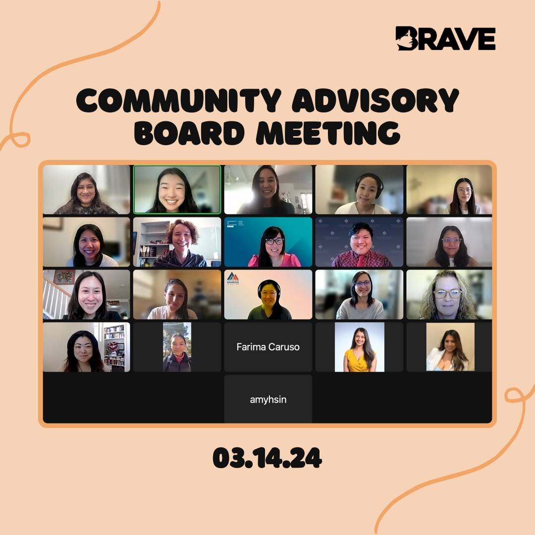 Bringing minds together virtually 💡 Earlier this month, we had the opportunity to connect with our incredible Community Advisory Board and engage in meaningful discussions to help drive our research forward!