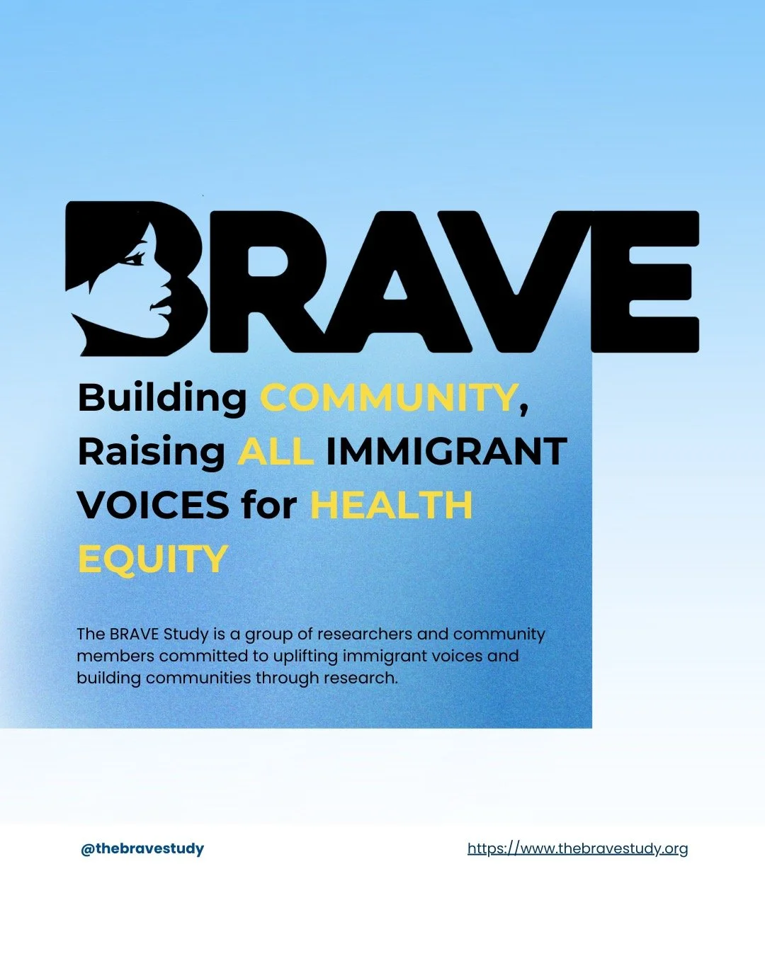 We wanted to start the year with a quick reintroduction! 👋 If you&rsquo;re new here (or just need a refresher), we&rsquo;re the BRAVE Study - a group of researchers at UCLA committed to uplifting immigrant voices and building communities through res