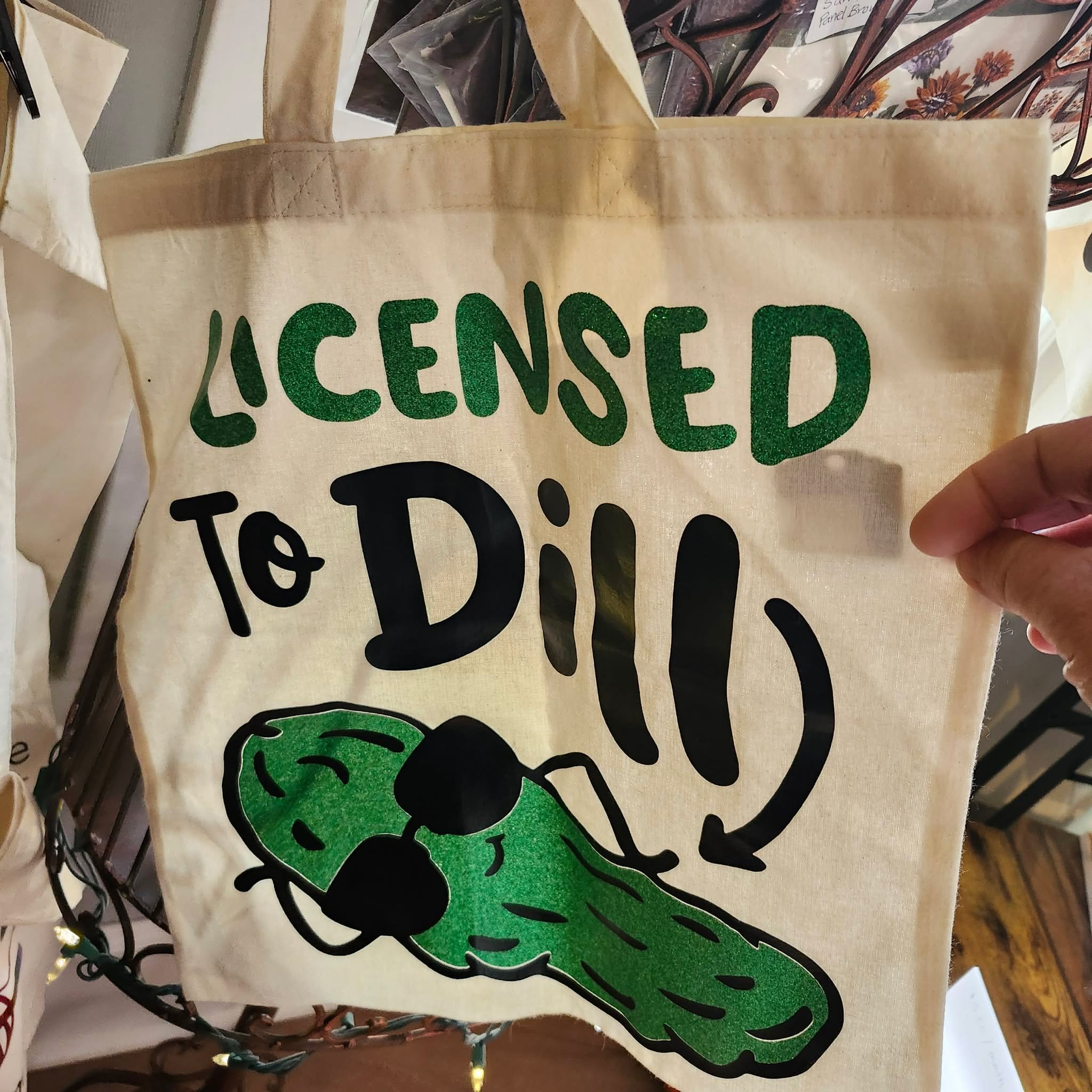 Licensed to Dill, Tote, by 3DRAWcreations
