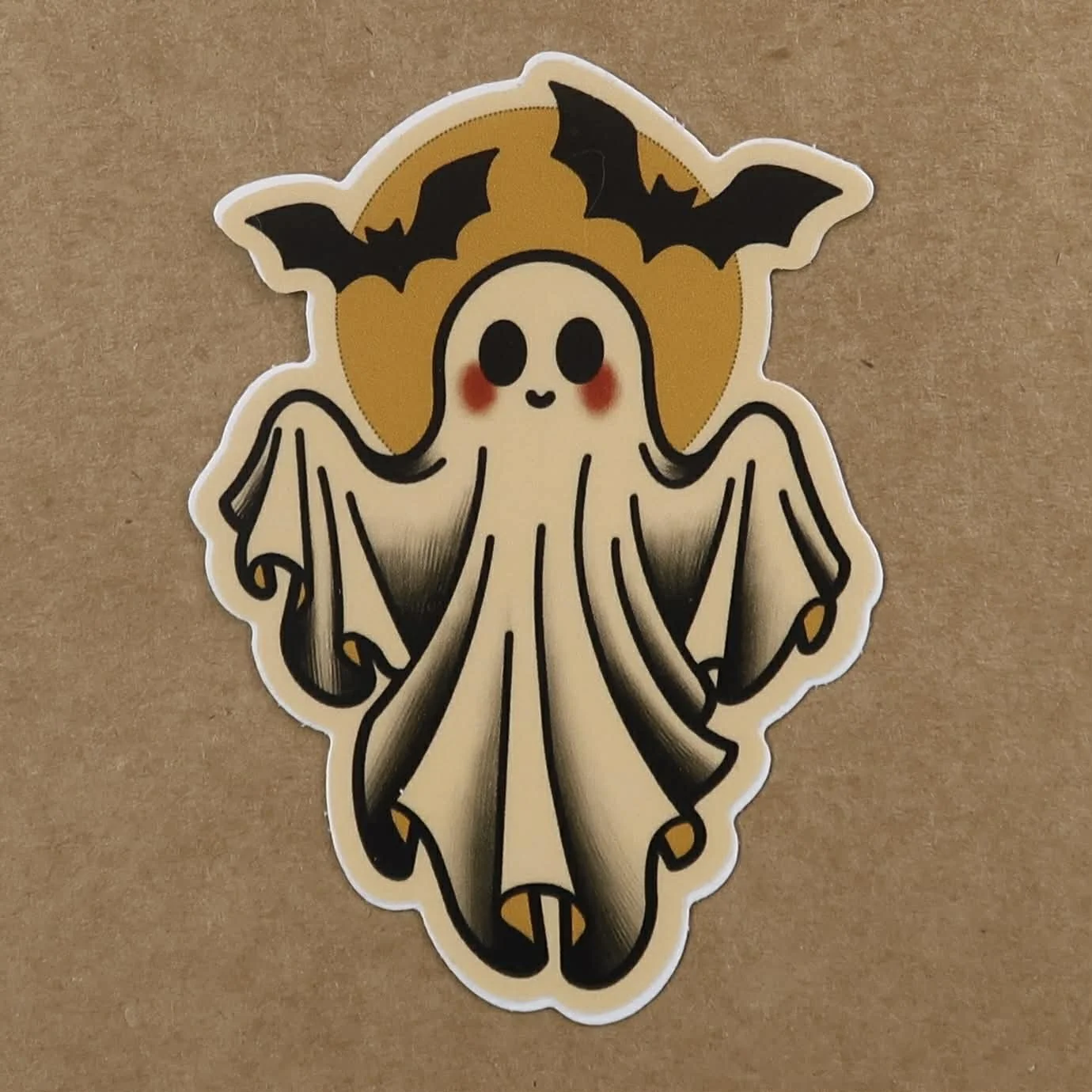 Ghost Sticker by Tattooed Mannequin