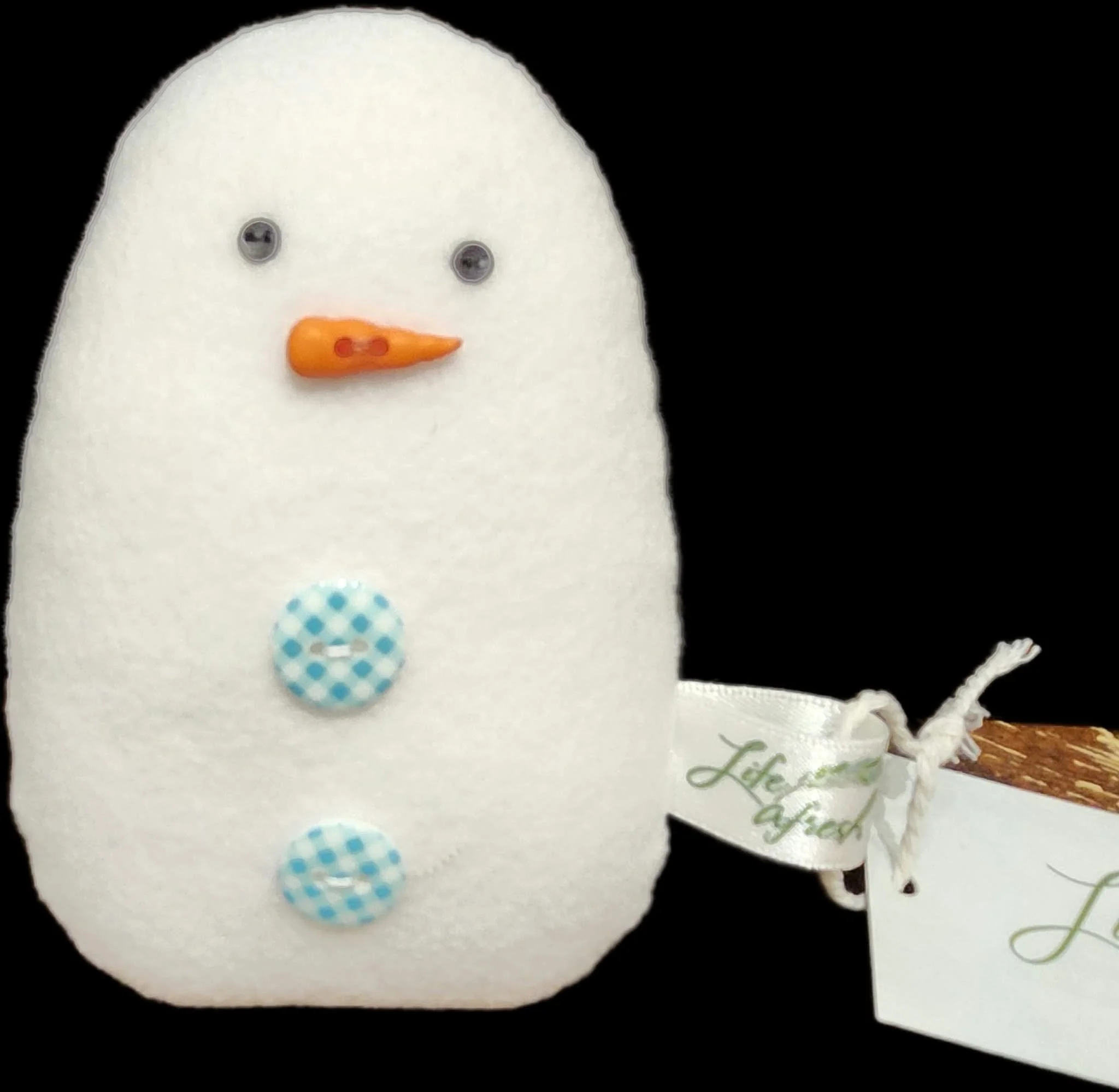 Baby Snowman Plushie by Life Afresh