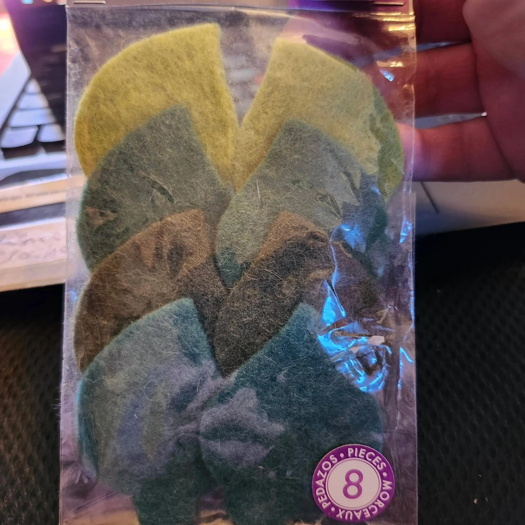 Needle Felting Leaves, Taeolin's Artifacts