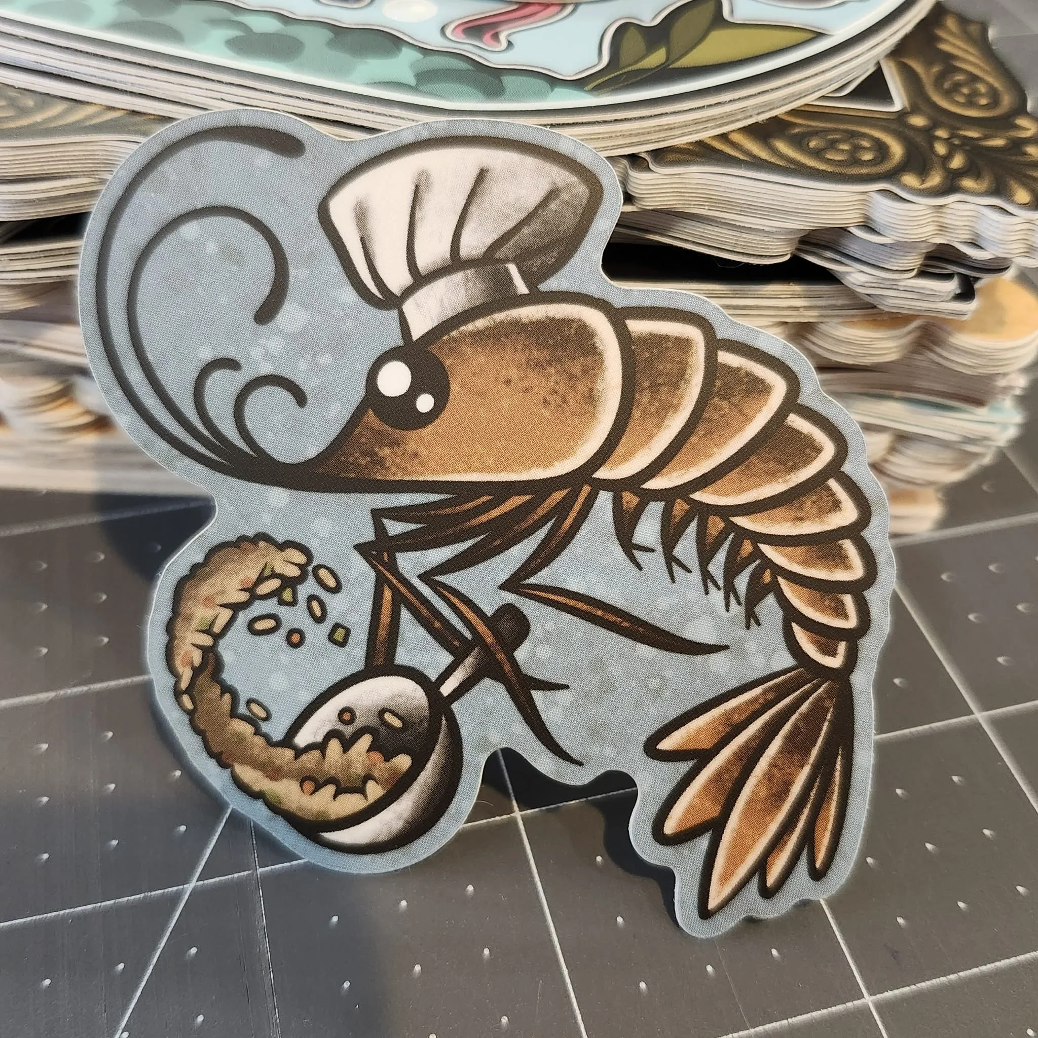 3X3 Sticker by Tattooed Mannequin