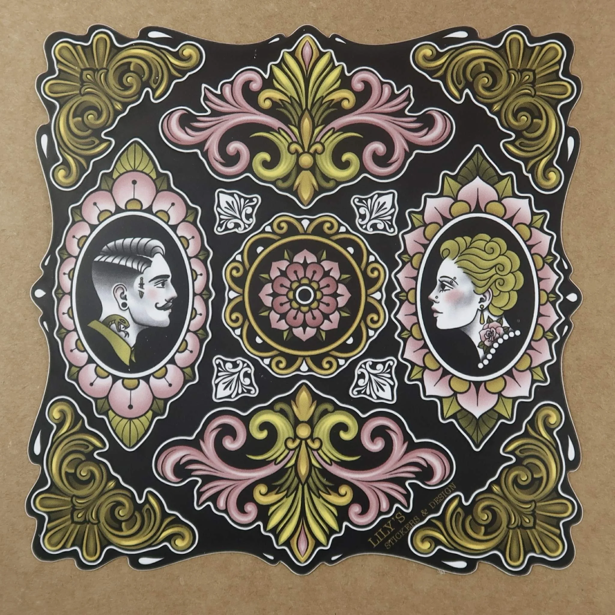 5X5 Inch Vinyl Waterproof Weatherproof Dishwasher Safe stickers