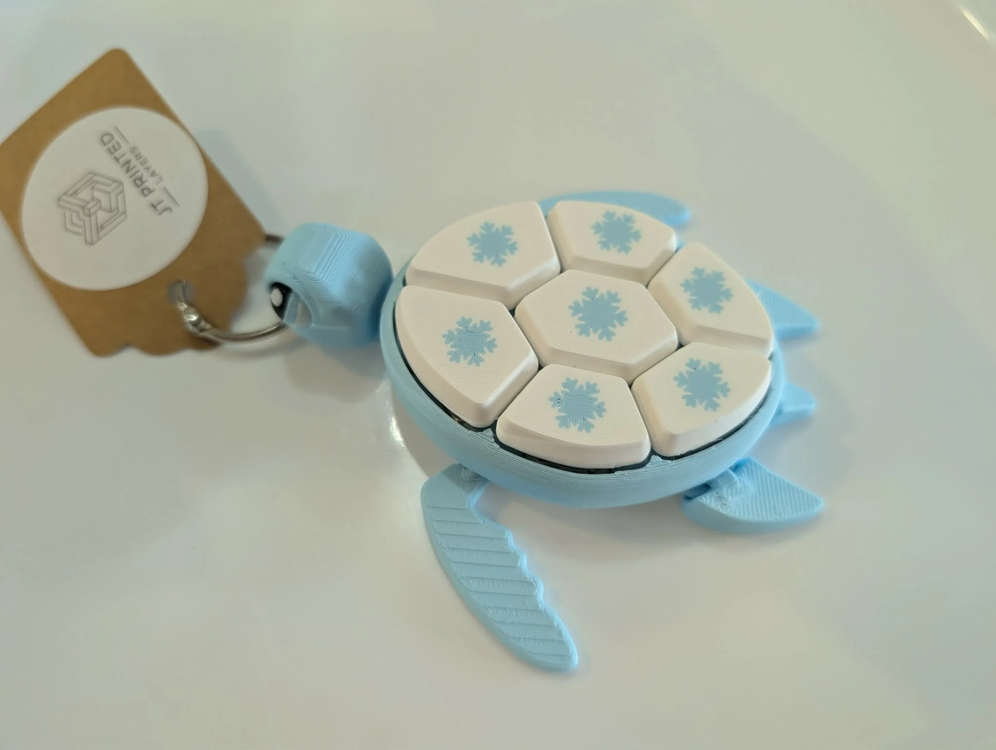 Snow Queen Turtle Clicker by JT Printed Layers LLC