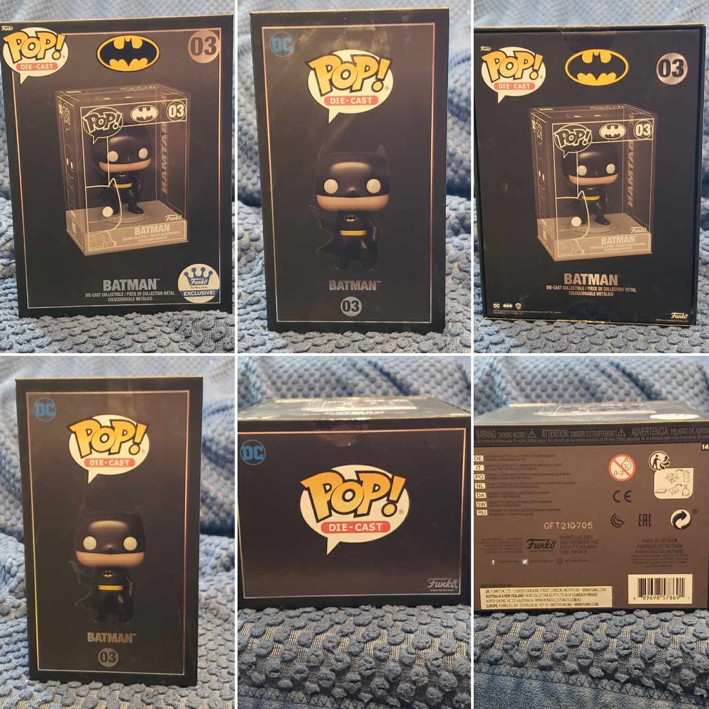 Funko POP Batman Collectors 3 Piece Set W/ the Batman (Alternate), the  Penguin with Possible Chase, and Jumbo Batman