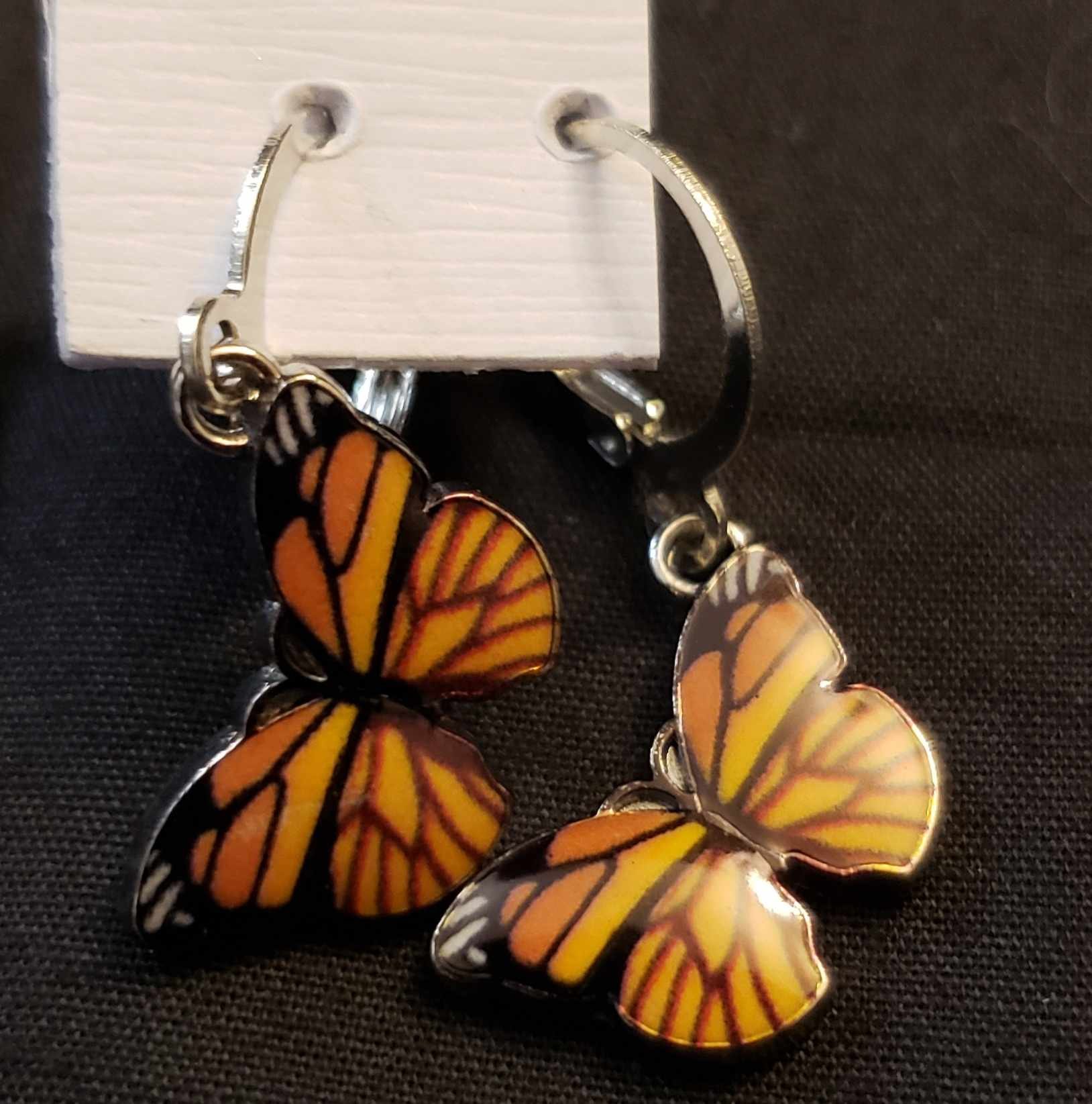 Monarch Pearl Butterfly Earrings-Sustainable and Ethical Jewelry in NYC –  SiiZU | Sustainable Fashion