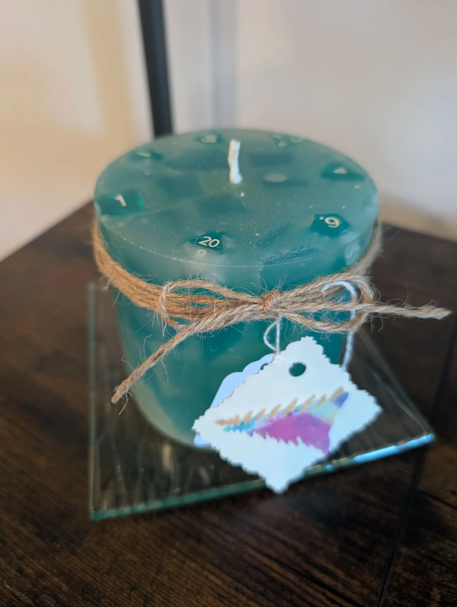 Dice Candle by Melanie H