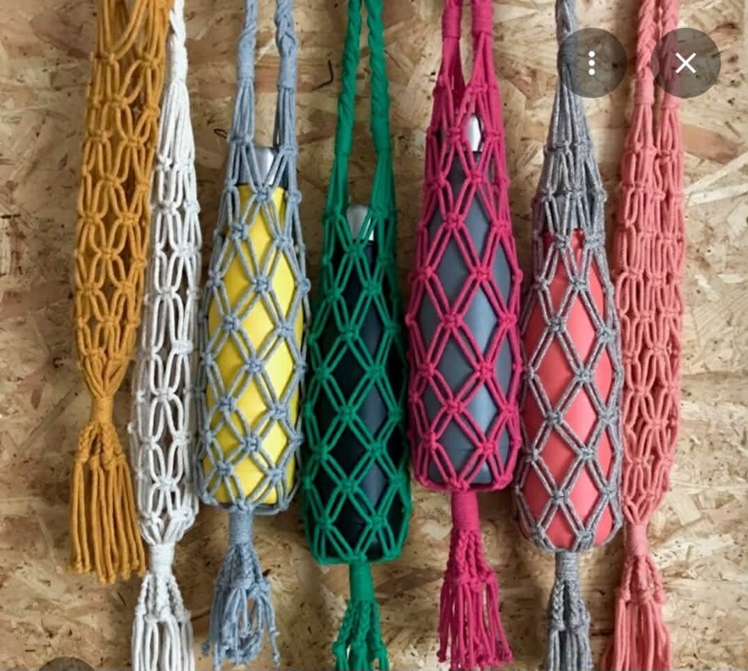 Make Your Own Macrame Water-Bottle Sling